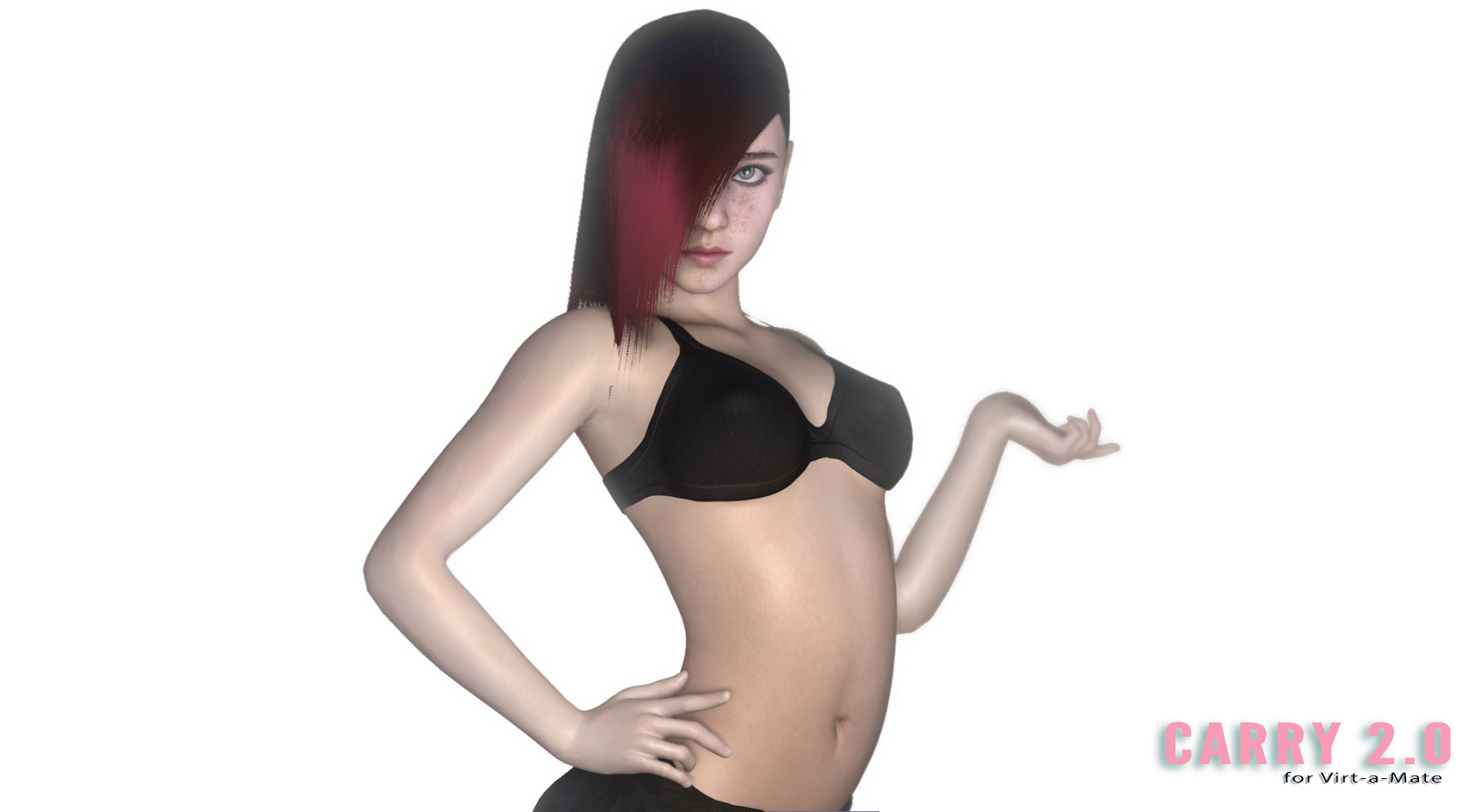 3D सेक्सी लाल बालों वाली किशोरी यथार्थवादी शैली में - Image 5