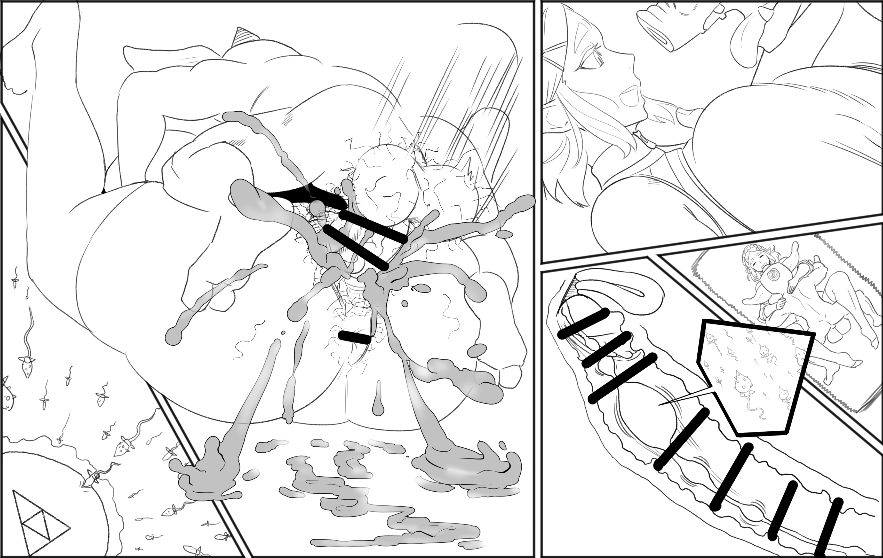 塞尔达公主屄被淘气的哥布林侵犯 - Image 44