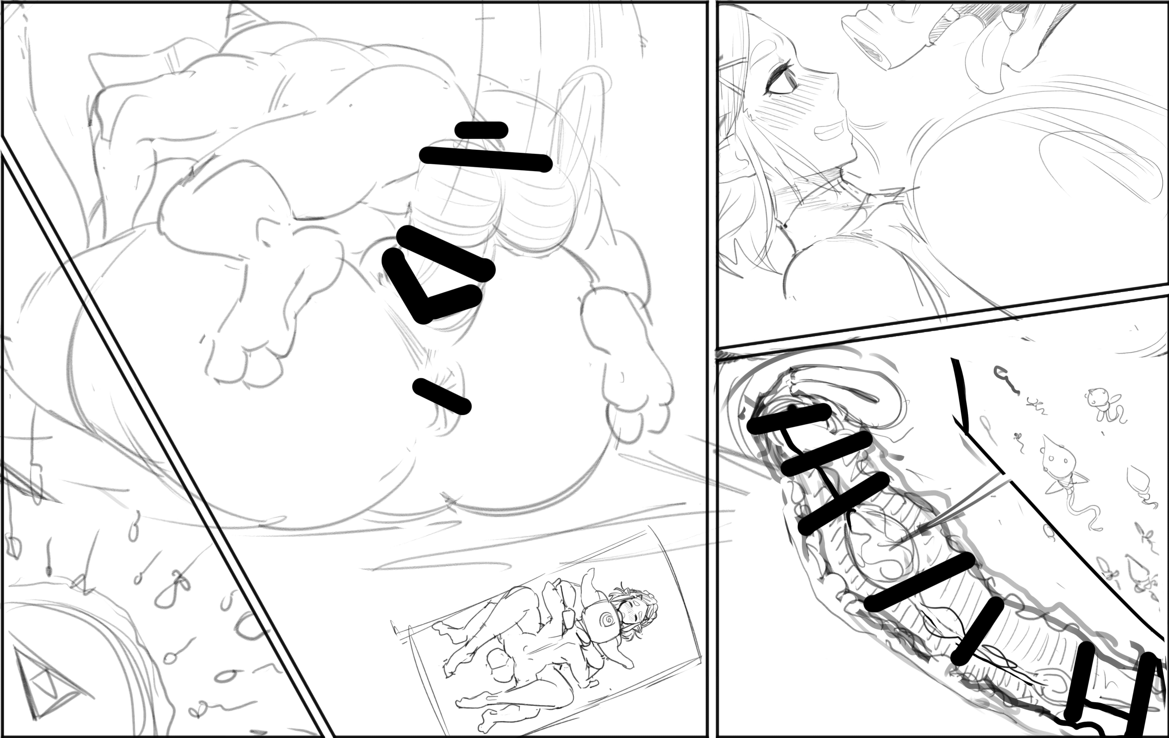 塞尔达公主屄被淘气的哥布林侵犯 - Image 57