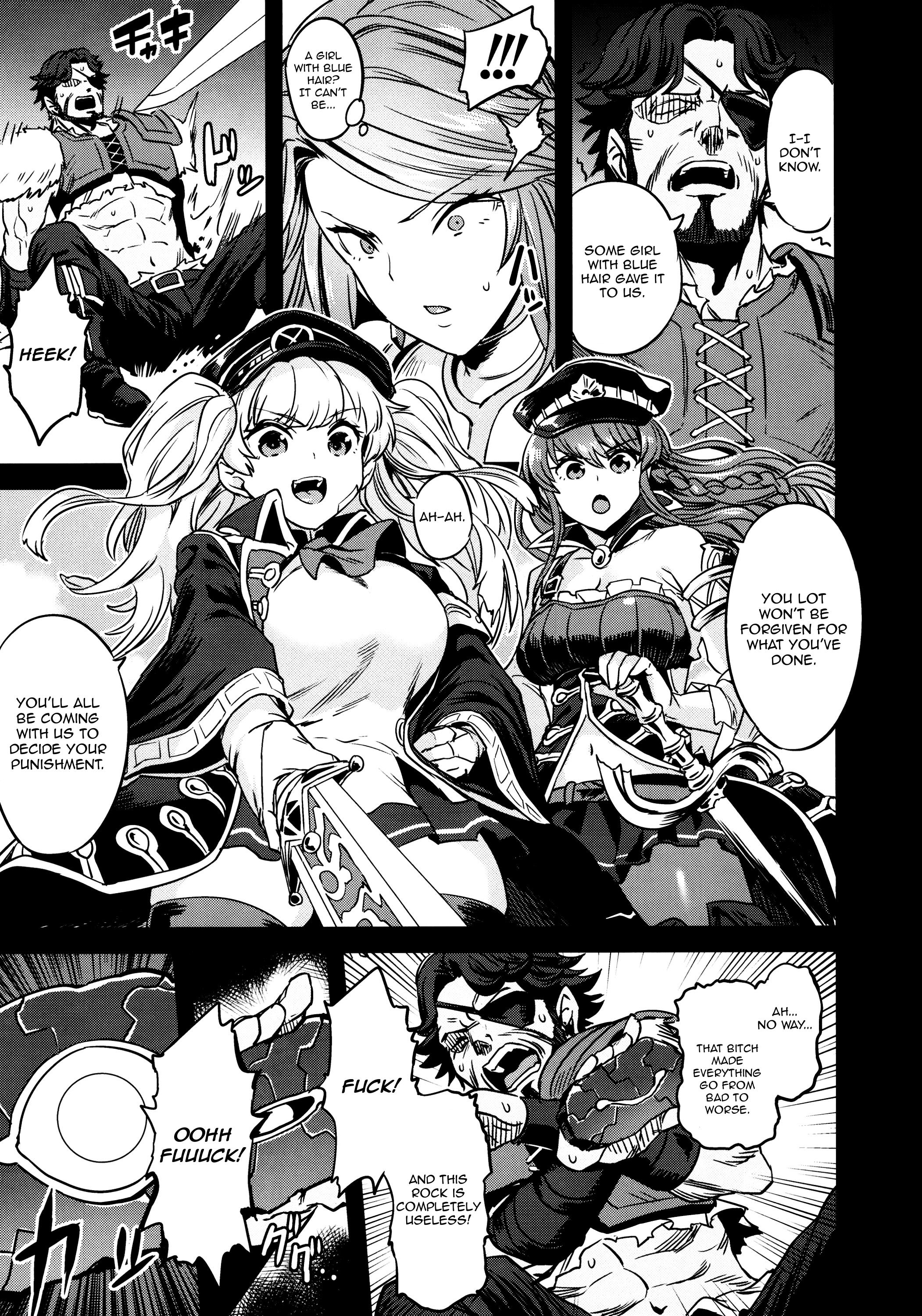 巨乳女战士在粗暴海盗群交中 - 漫画性爱漫画 - Image 10