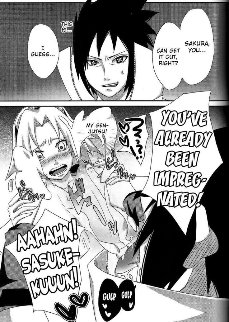 Sasukes Gen-Jutsu fickt Sakuras großen saftigen Hintern – Hentai-Manga - Image 18