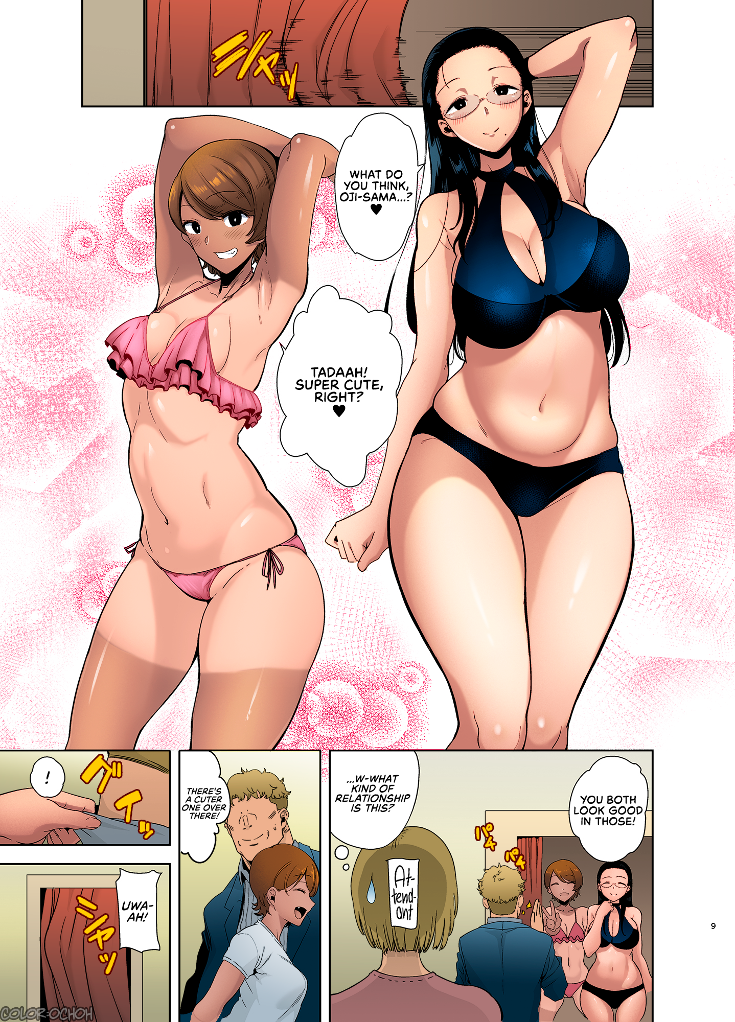 Tío folla a dos mujeres hentai calientes en el cumpleaños en la academia Seika - Image 45