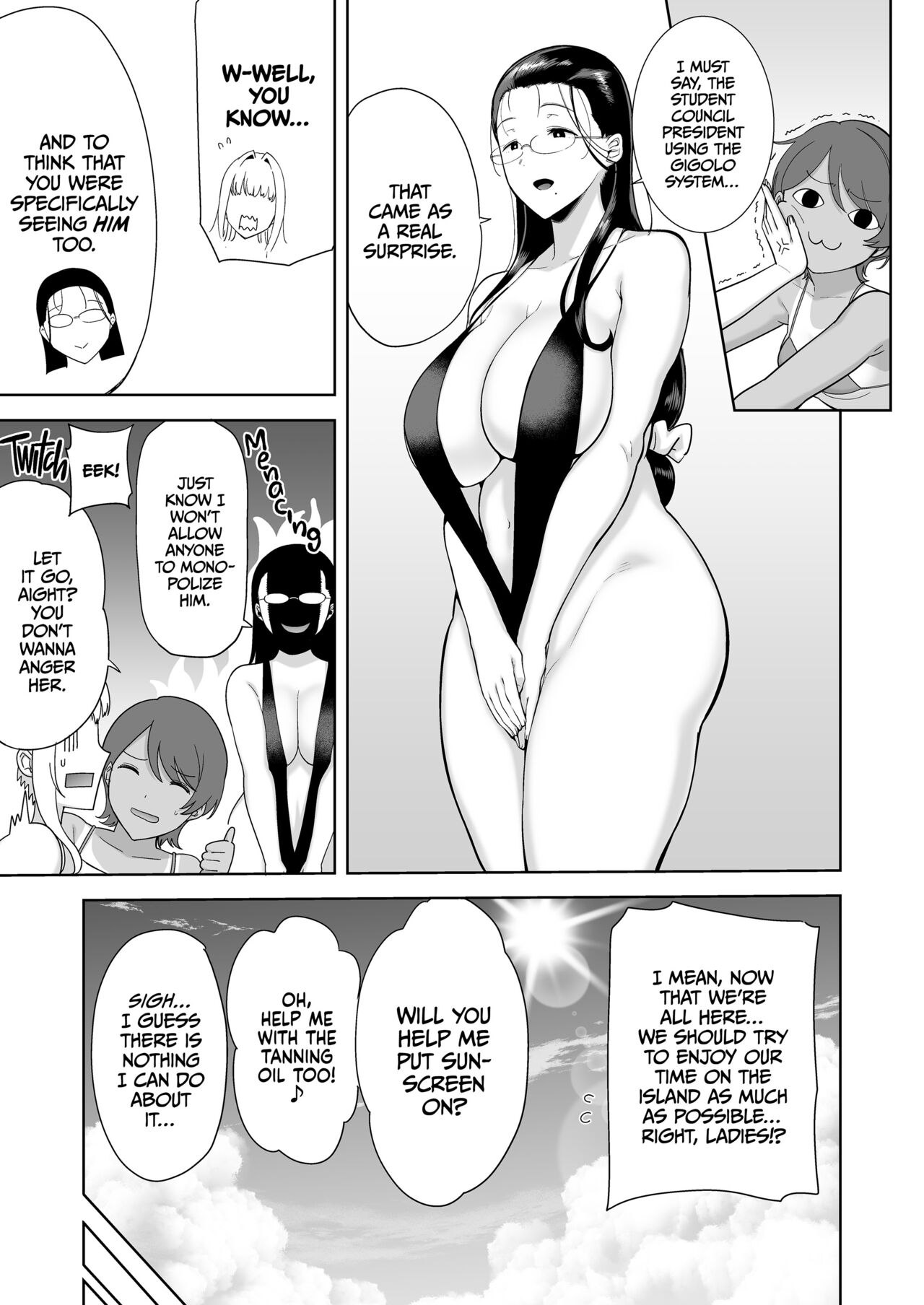 在聖華女學院，牛郎幹了三名火辣hentai少女 - Image 8