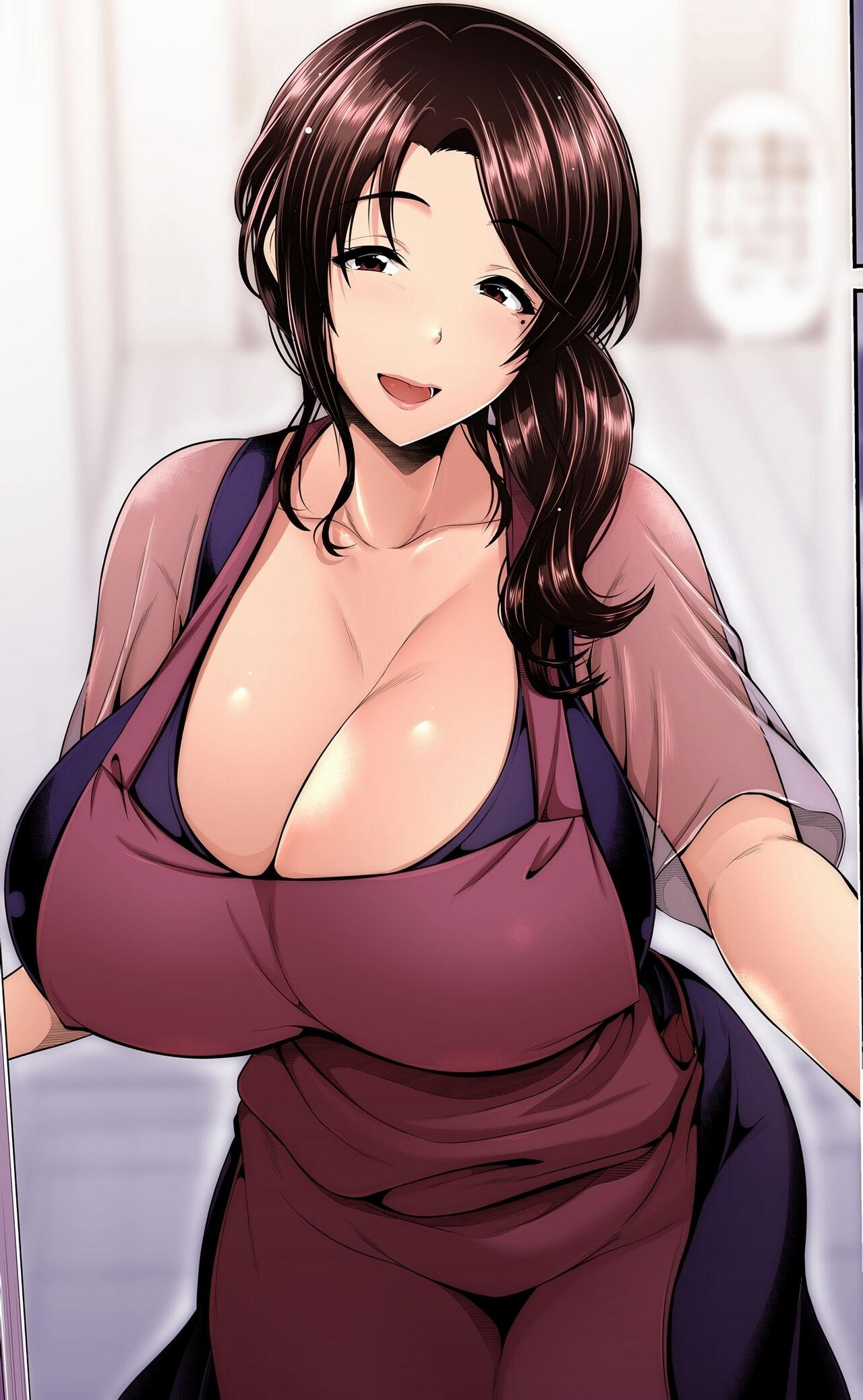 娘の友達に中出しされる巨乳ママ