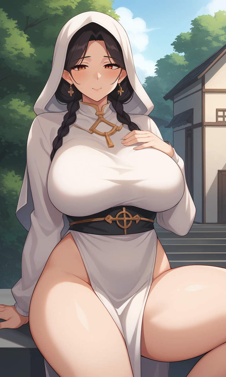 Пышные аниме-девки хвастают огромными сиськами и жопами - Image 33