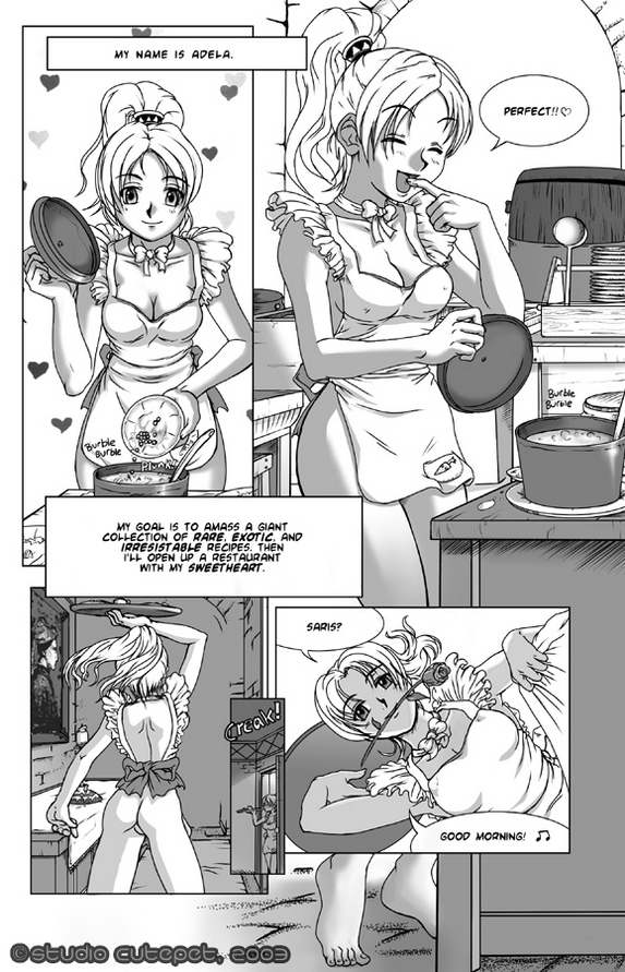 Hot threesome with sexy cooks in cute outfits and chef - 3some comics - Image 3