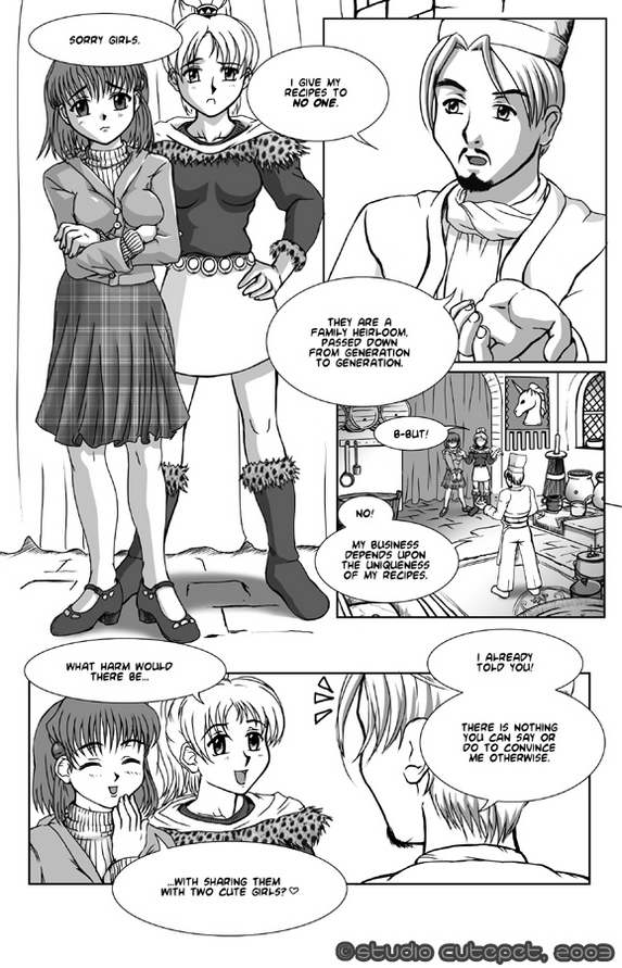 Hot threesome with sexy cooks in cute outfits and chef - 3some comics - Image 9