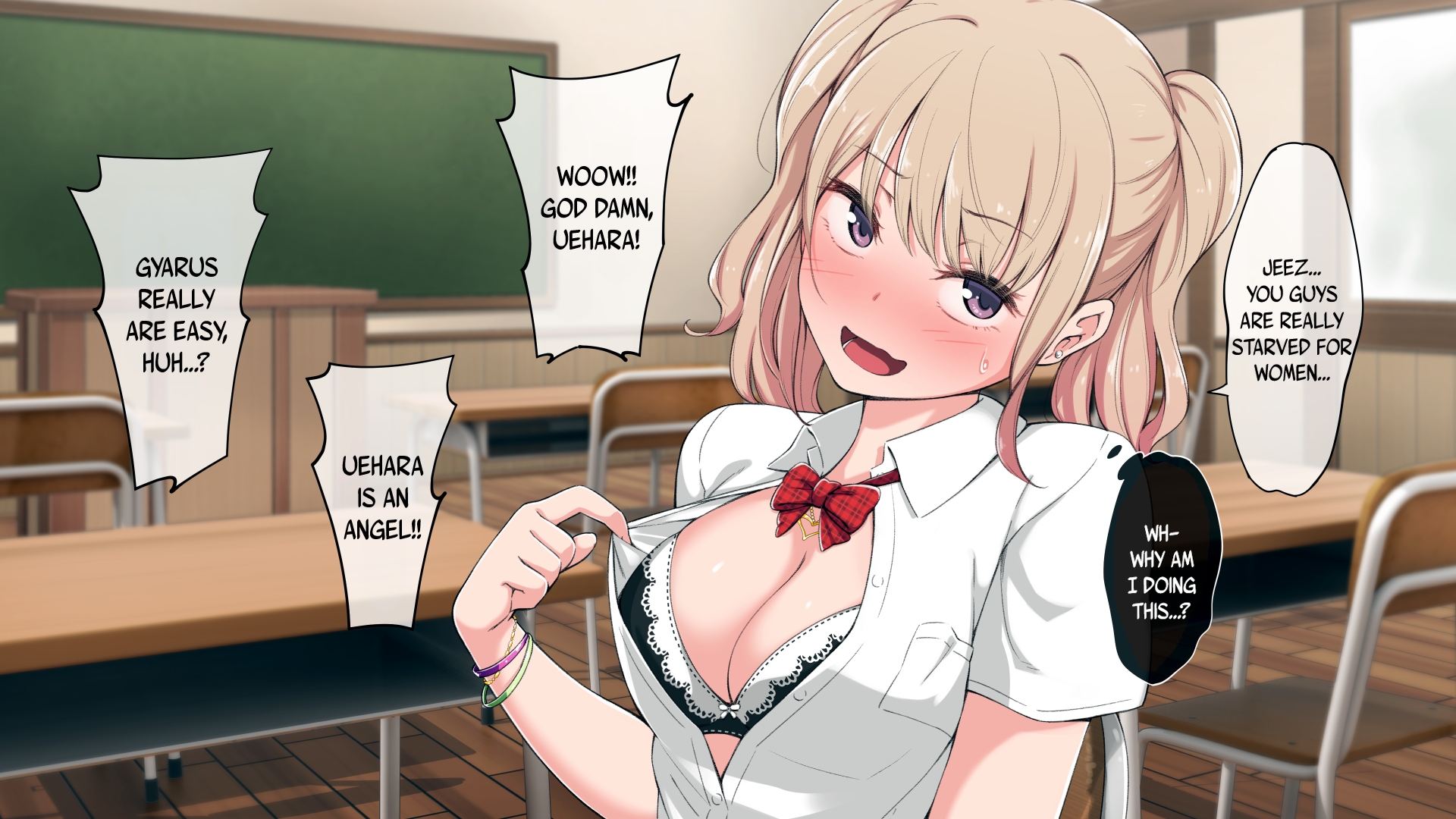 الطالبة الجديدة الشقراء تمارس الجنس في الصف - Image 12