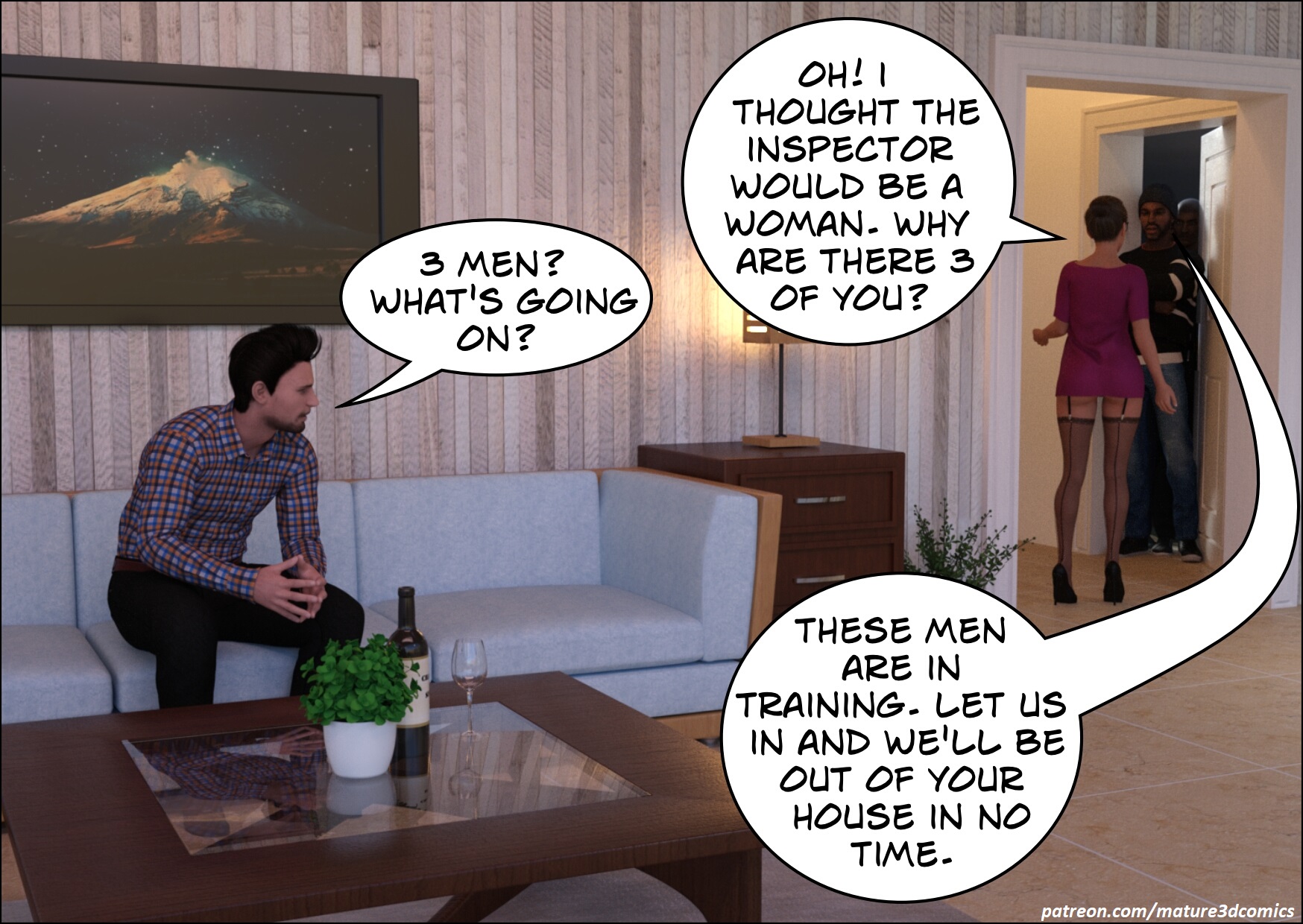 Épouse NTR enculée par des bites noires pendant que le mari regarde - Image 3