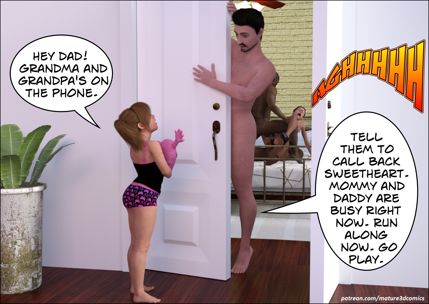 Épouse NTR enculée par des bites noires pendant que le mari regarde - Image 13