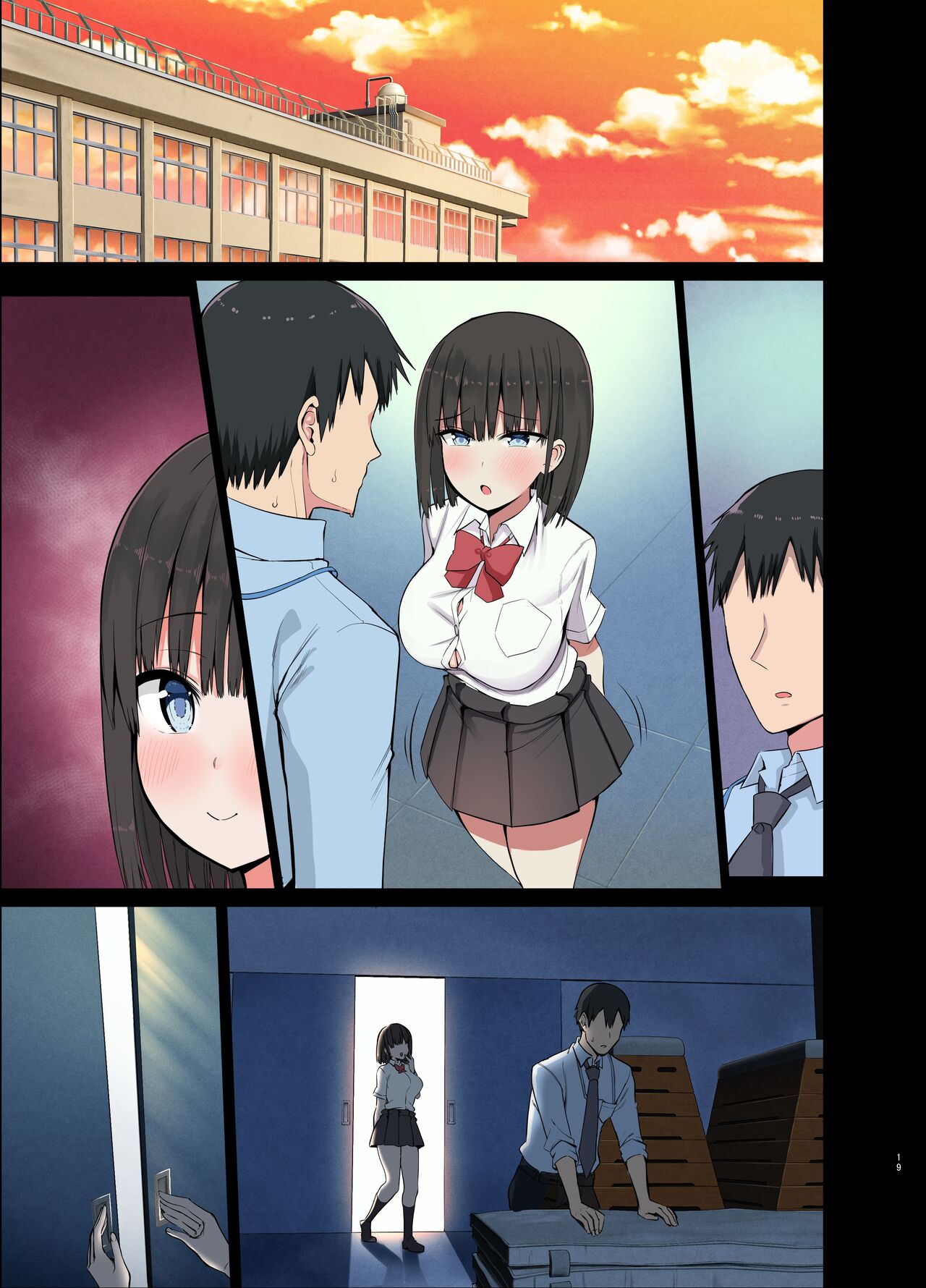 बड़े स्त्रों वाली स्कूलगर्ल्स शिक्षक के बड़े लंड को नटखट त्रिगुट में बांटती हैं - Image 61