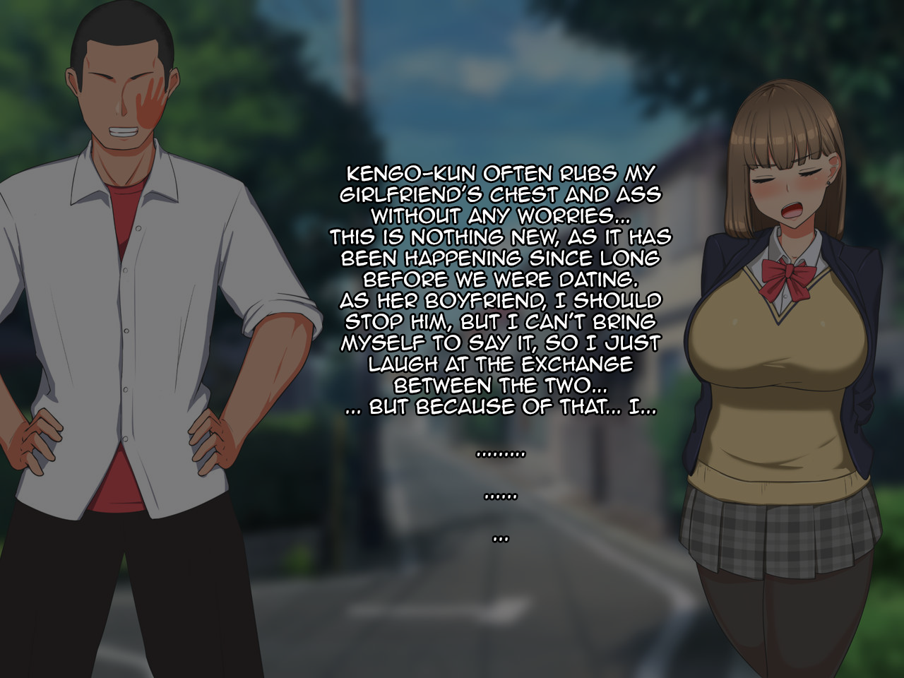 NTR寝取られ漫画：チン小彼氏が彼女を友達に寝取られて見守る - Image 8