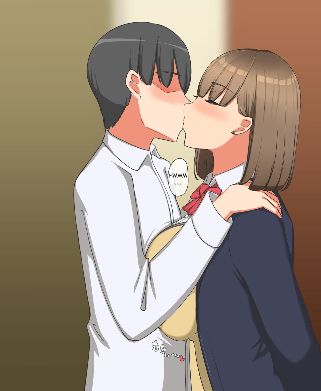 NTR寝取られ漫画：チン小彼氏が彼女を友達に寝取られて見守る - Image 21