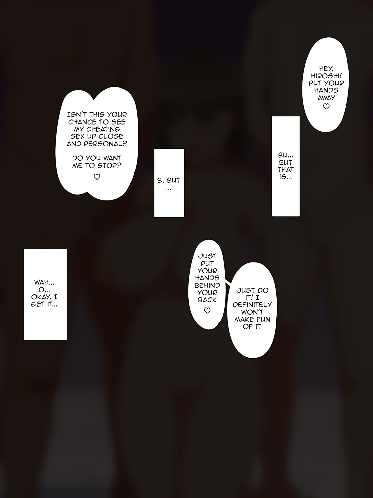 NTR寝取られ漫画：チン小彼氏が彼女を友達に寝取られて見守る - Image 85