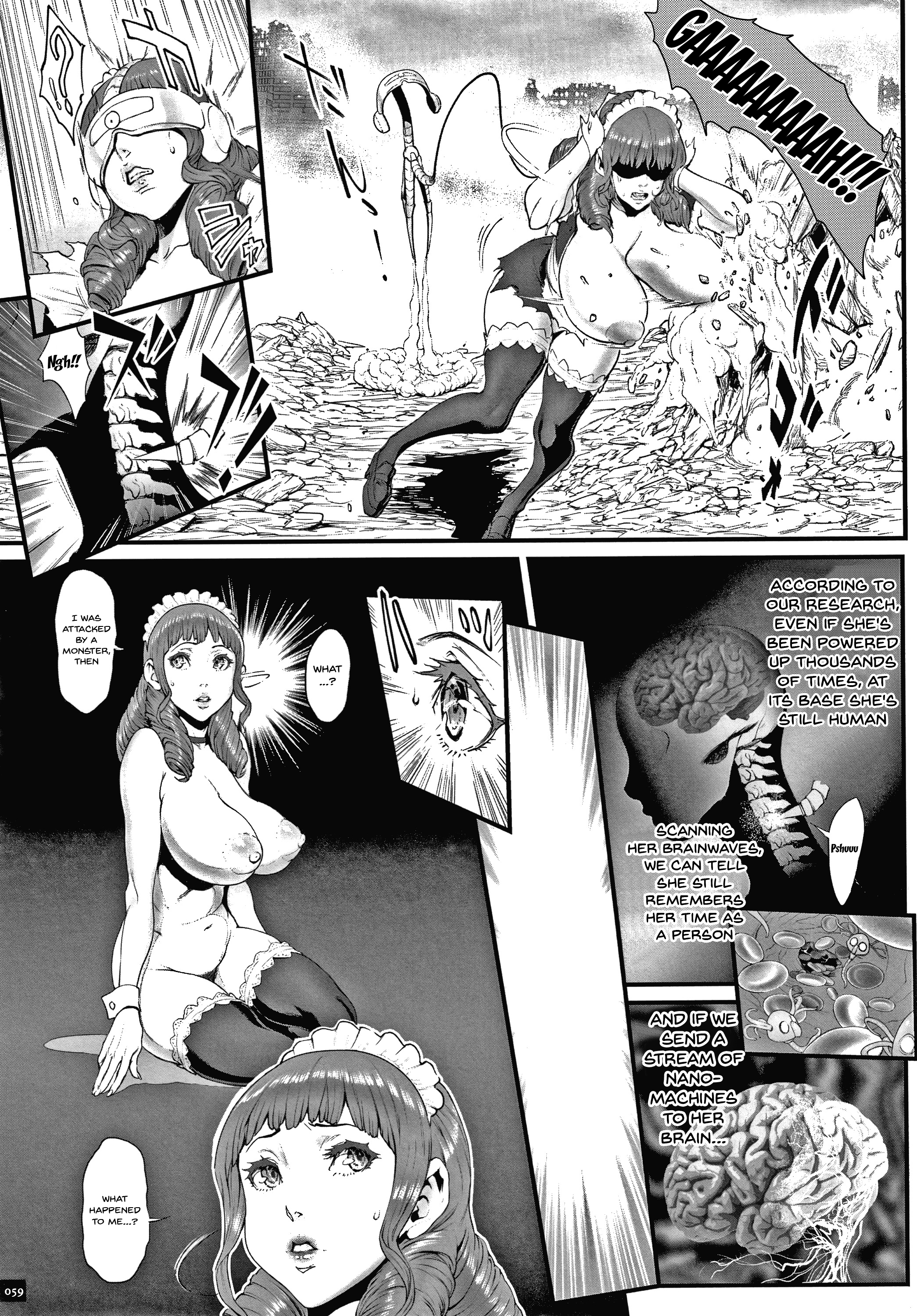 فتيات الأمازون الشهيات يصطدن حيوانات المحارب المنوية - Image 58