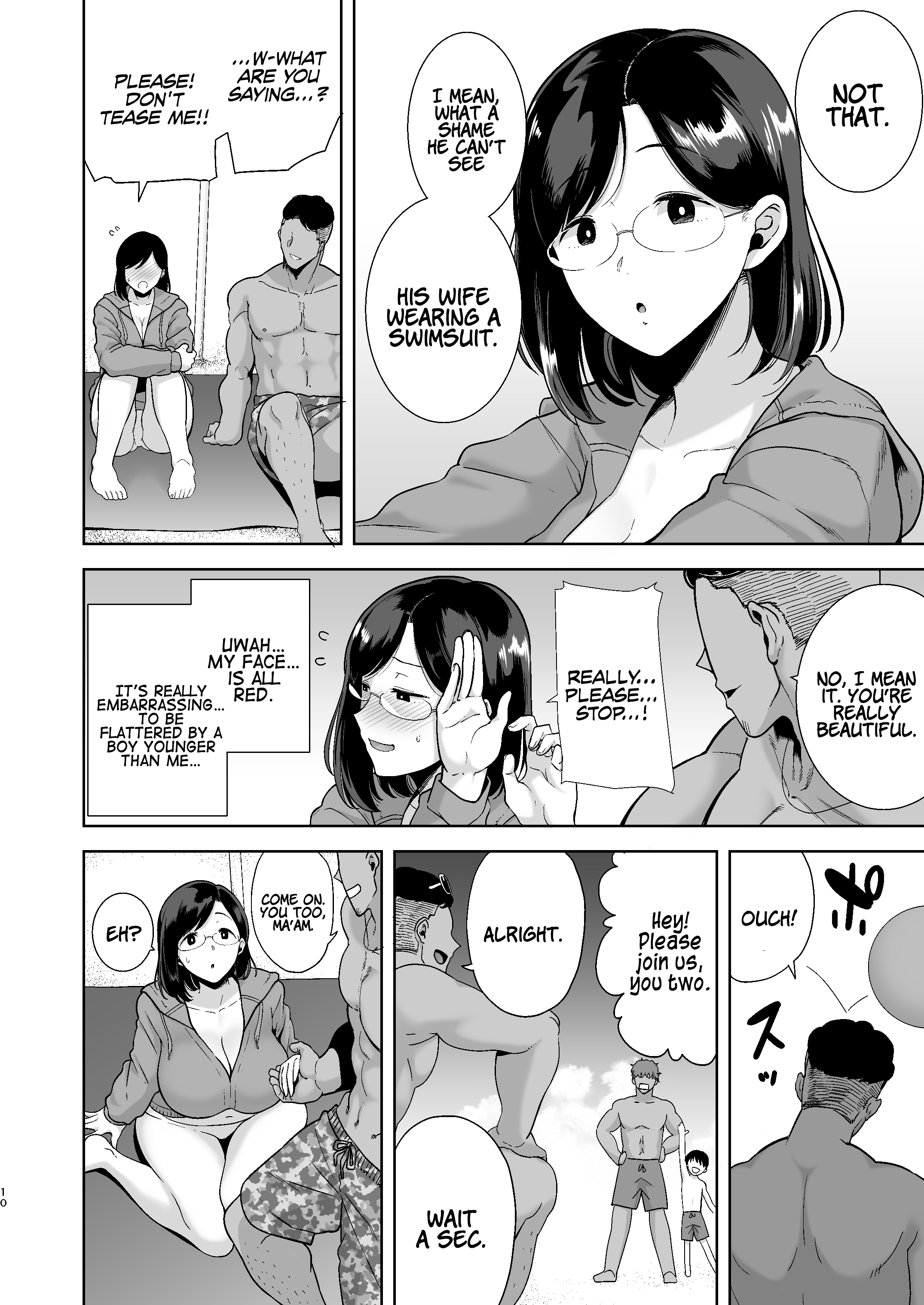 Praia NTR: dona-de-casa fode com dois playboys musculosos - Image 9