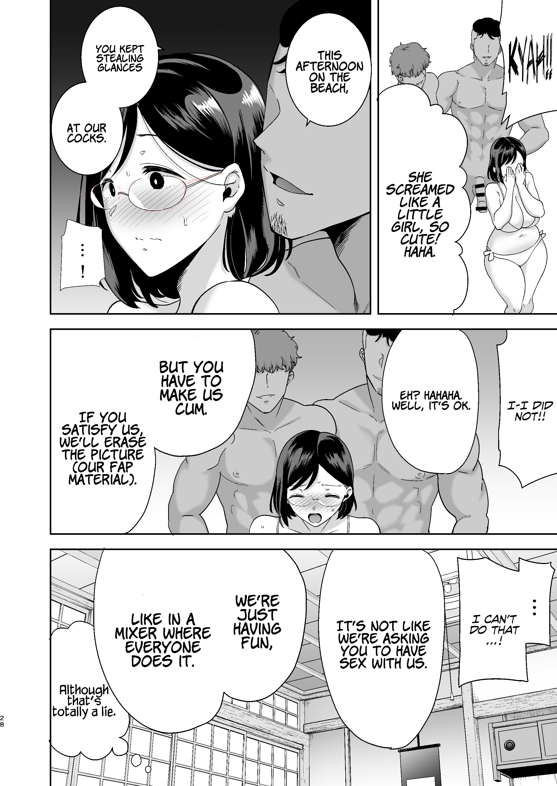 Praia NTR: dona-de-casa fode com dois playboys musculosos - Image 27