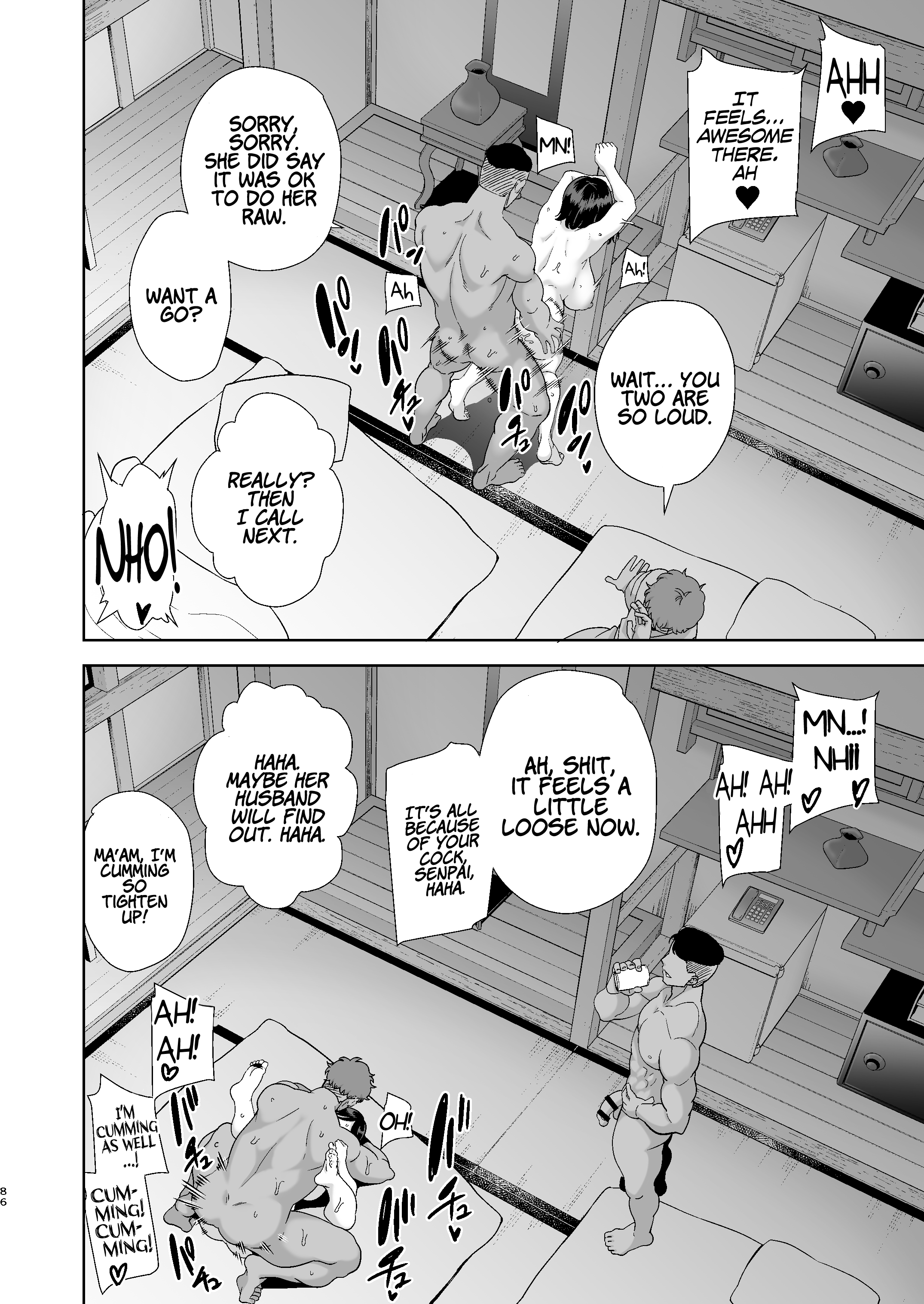 Praia NTR: dona-de-casa fode com dois playboys musculosos - Image 85