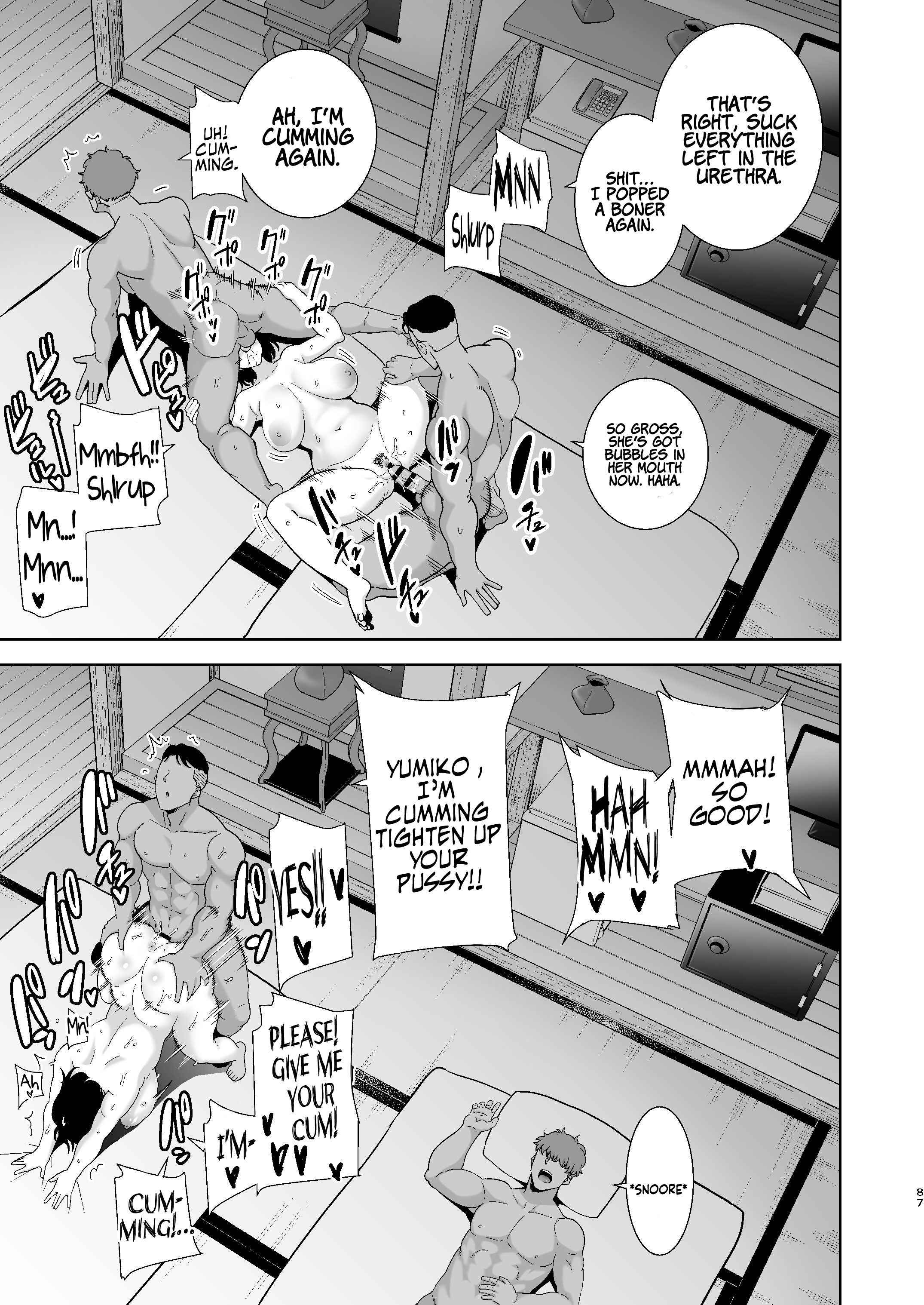 Praia NTR: dona-de-casa fode com dois playboys musculosos - Image 86