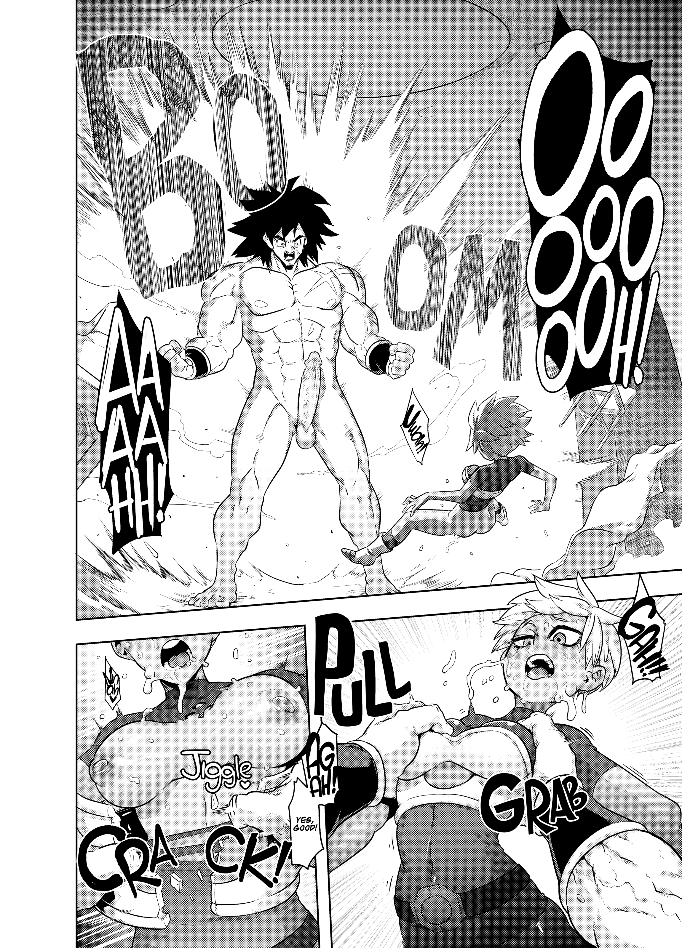 Super-Litschisaft – Brolys Super-Saiyajin-Schwanz rammt Cheelai - Image 24