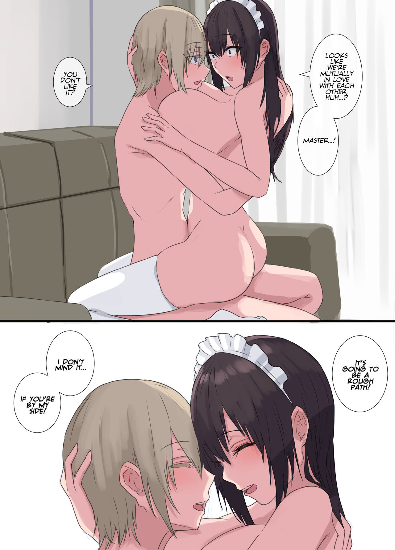 Femme de chambre busty aux yeux fous satisfait les désirs pervers doux du maître - Image 32