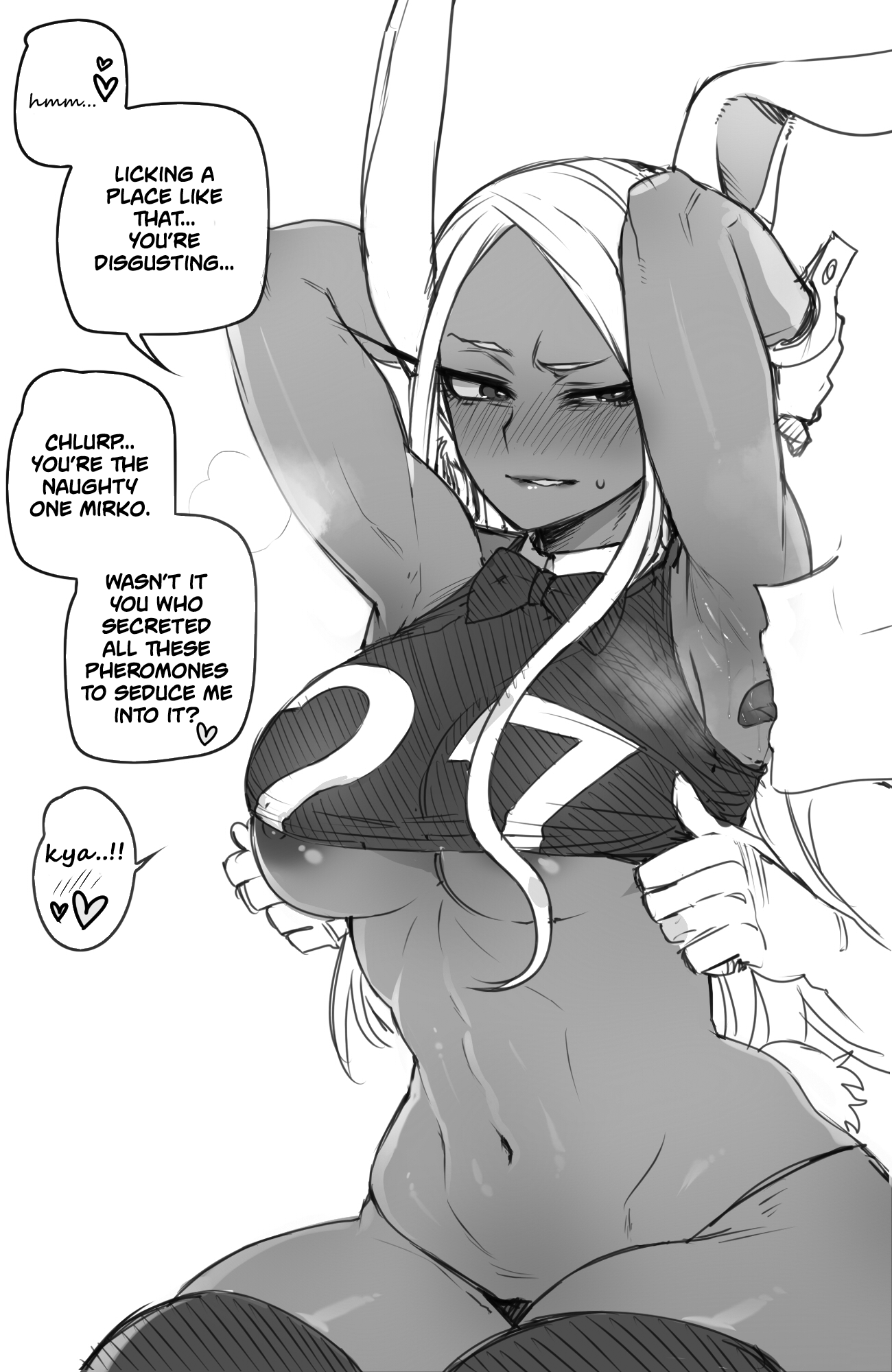 Развратная супергероиня-крольчиха хочет пушистый кремпай - Image 30