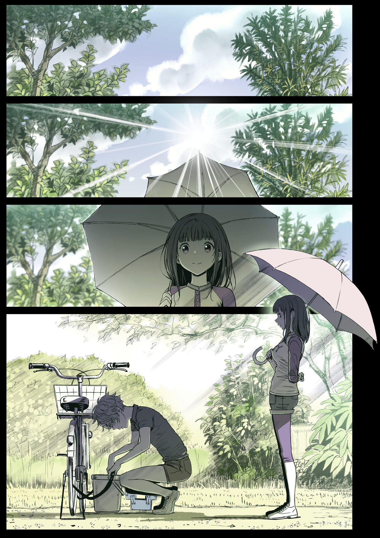 甜蜜黏人恋人的浪漫H漫性爱 - Image 4