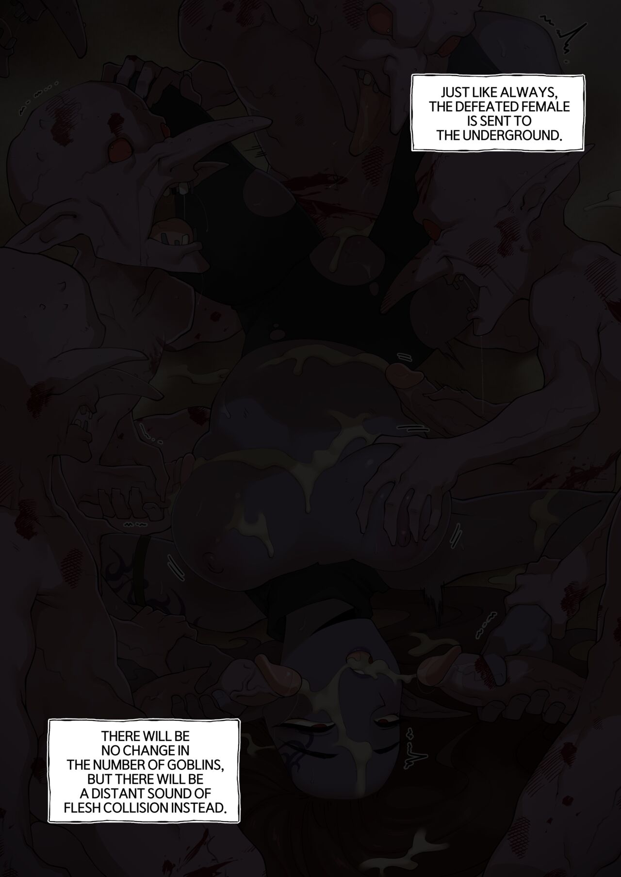 ゴブリンの輪姦がエルフの戦士を倒す - Image 18