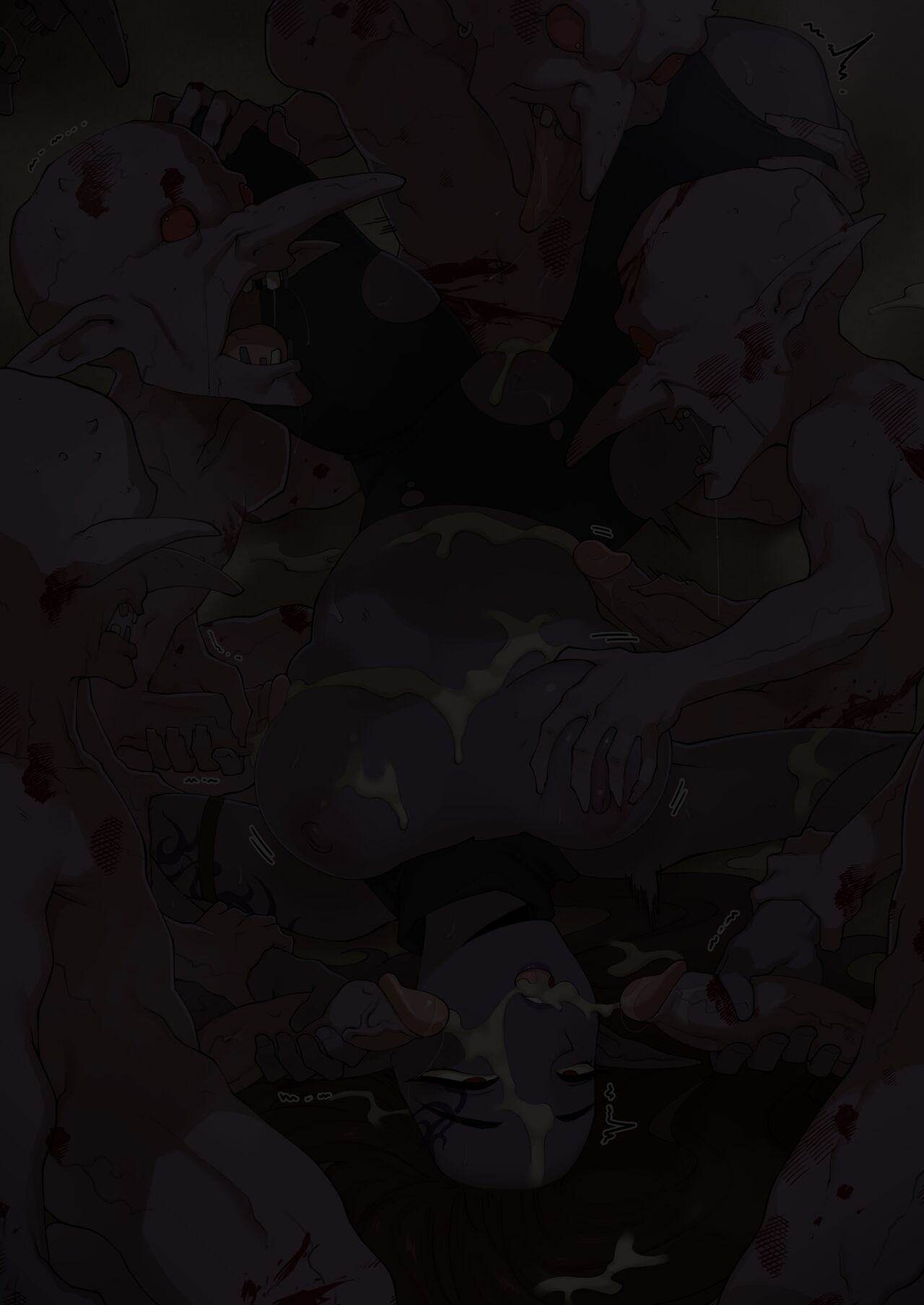 ゴブリンの輪姦がエルフの戦士を倒す - Image 48