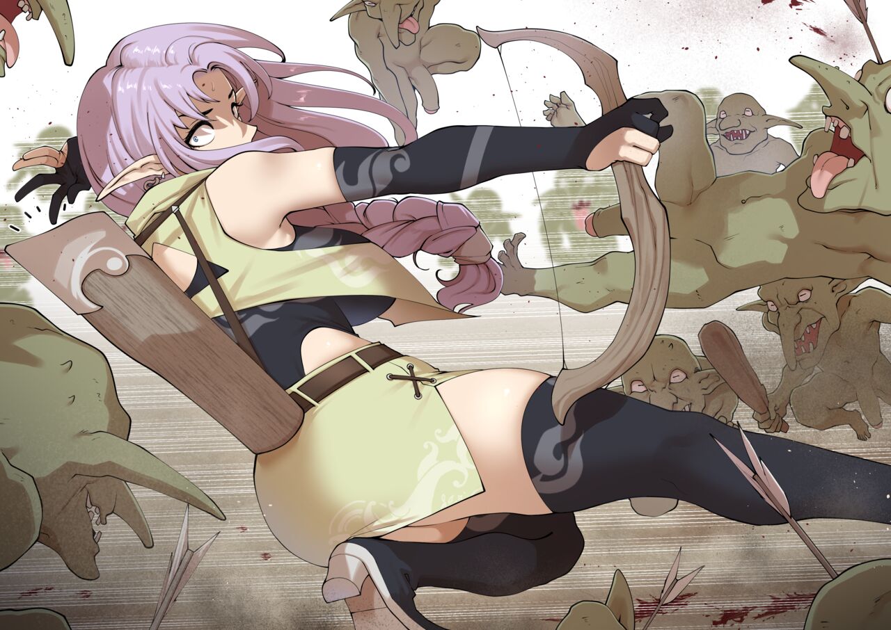 ゴブリンの輪姦がエルフの戦士を倒す - Image 50