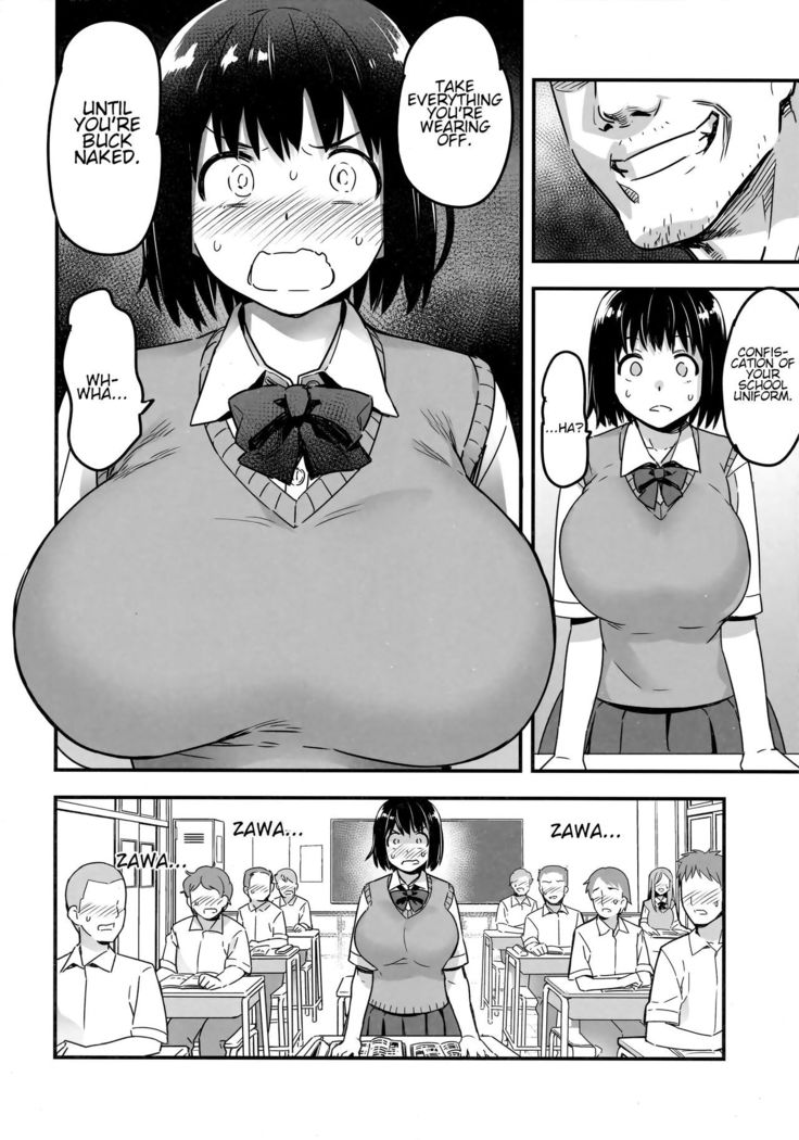 Школьница с огромными сиськами мастурбирует голая, когда террористы захватывают здание - Image 13