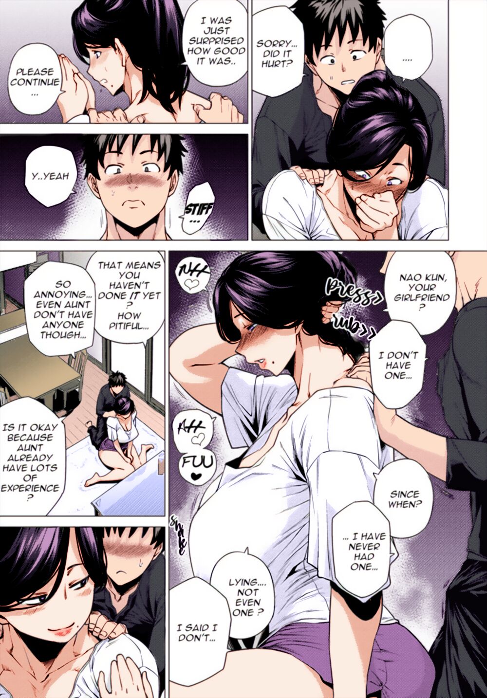 बड़े स्तन वाली चाची ने आज्ञाकारी हेंताई दिन में भतीजे को चूसा - Image 5