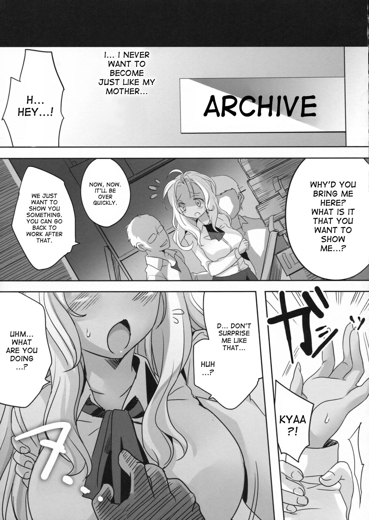 Busige Jungfrau Lehrerin erpresst und besamt von zwei Hentai-Schülern - Image 8