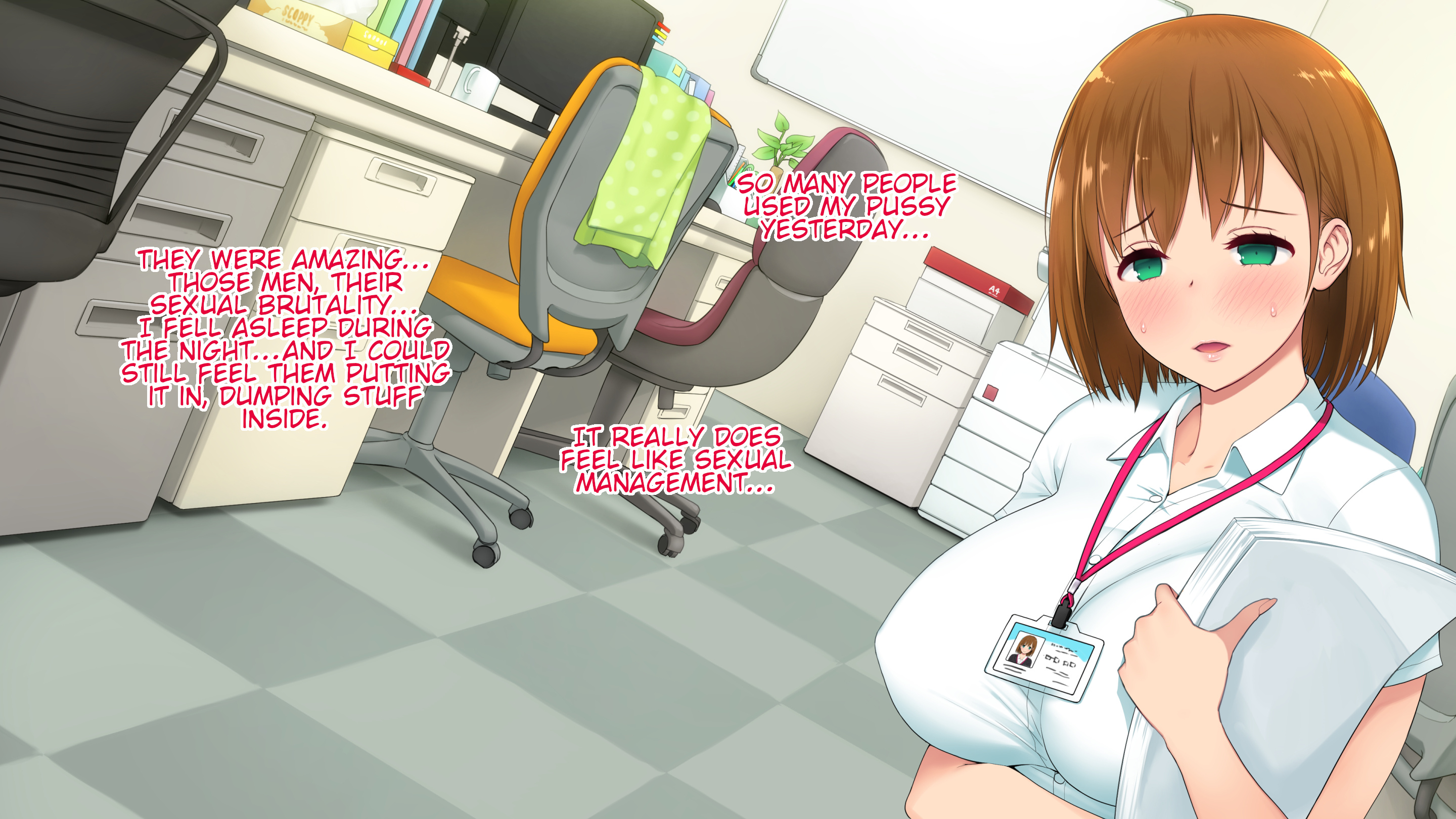 Oficina linda atada y follada como un onahole - Image 2