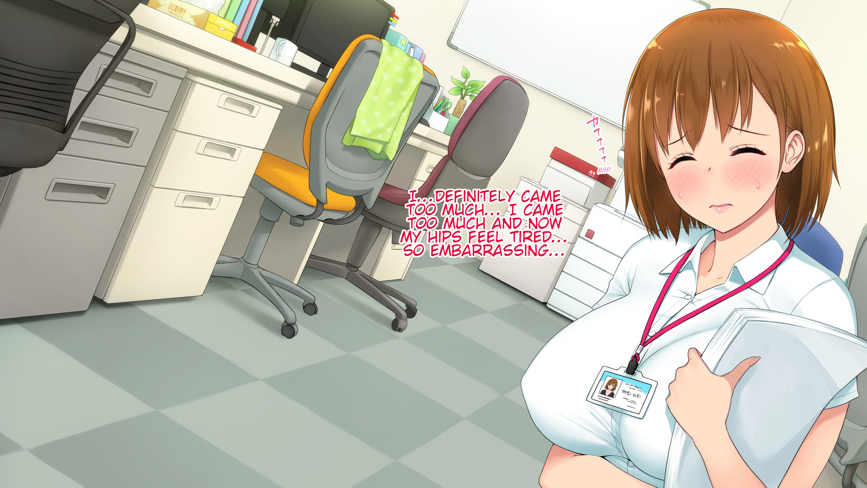 Oficina linda atada y follada como un onahole - Image 3