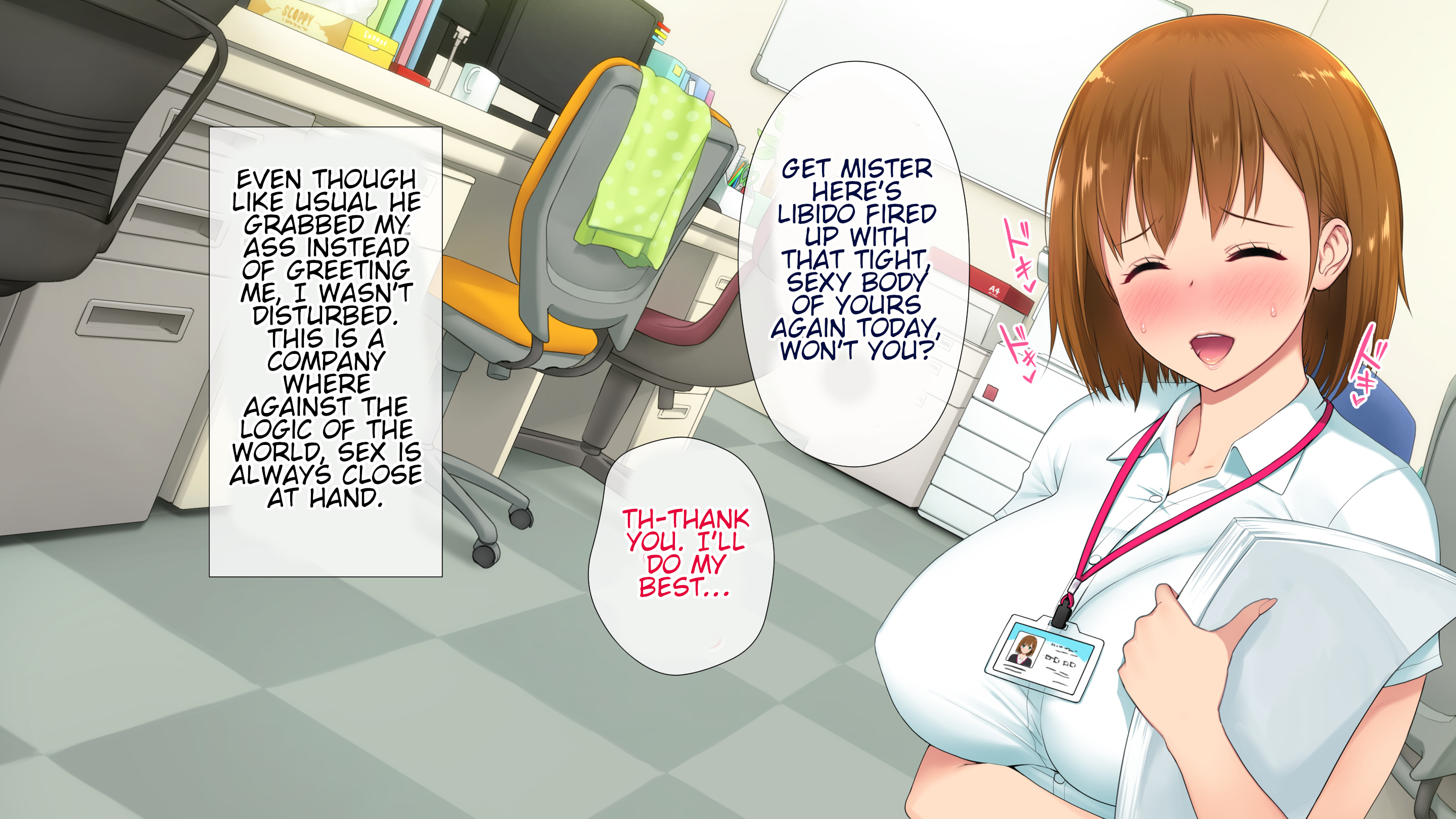 Oficina linda atada y follada como un onahole - Image 6