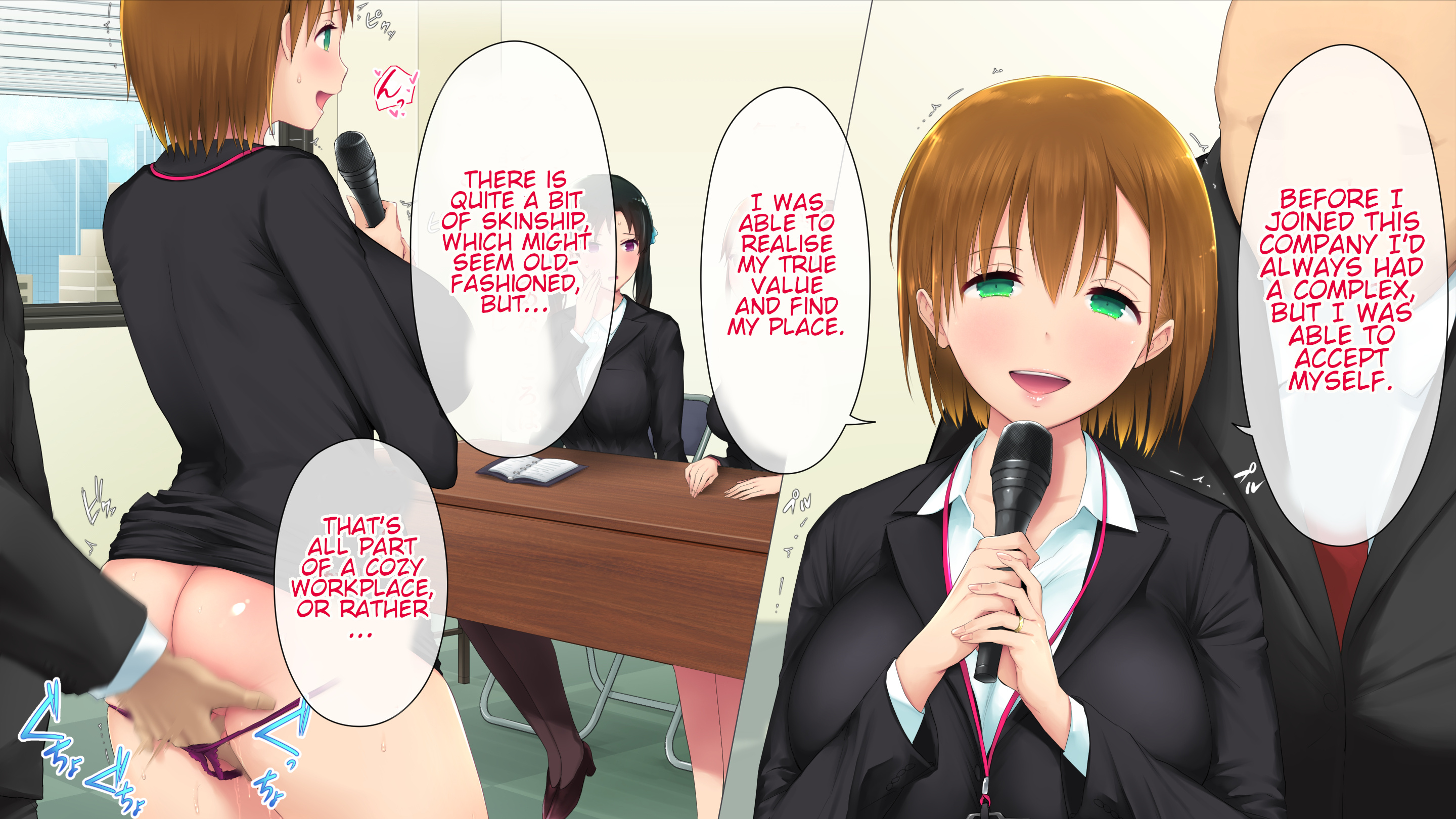 Oficina linda atada y follada como un onahole - Image 140