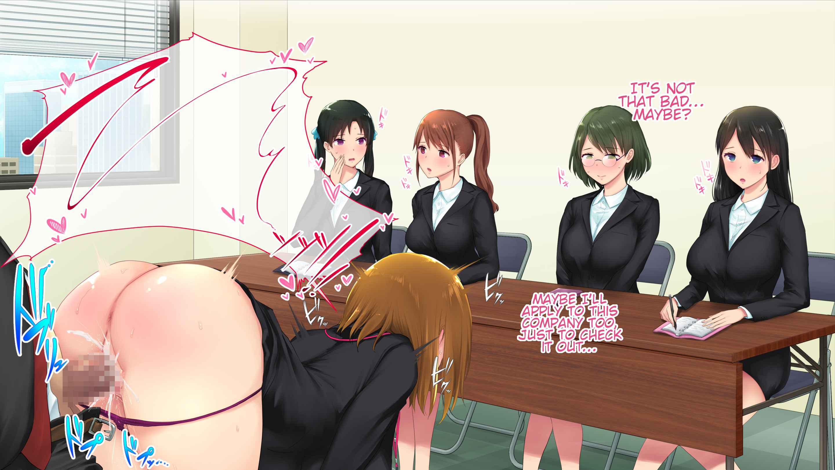 Oficina linda atada y follada como un onahole - Image 144