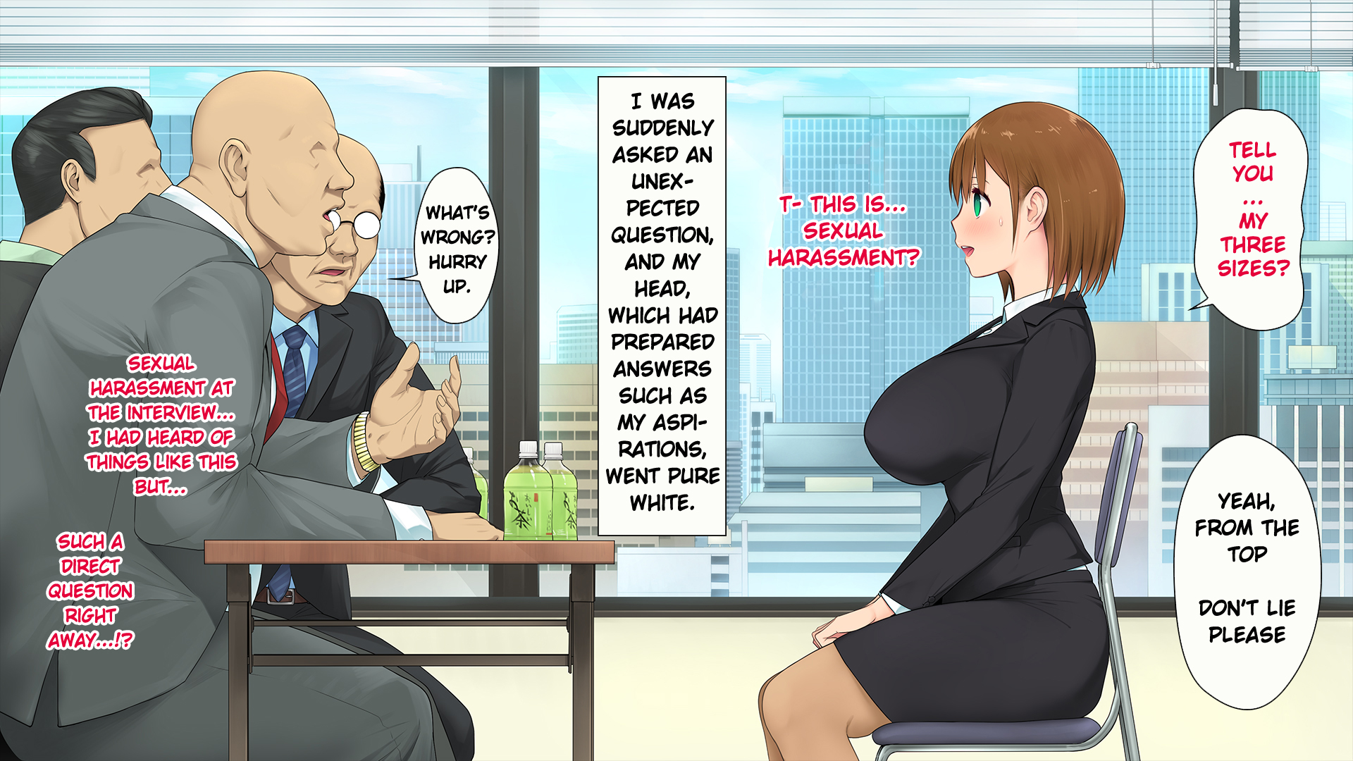 موظفة جديدة مثيرة تمارس الجنس الثلاثي في المكتب - Image 11