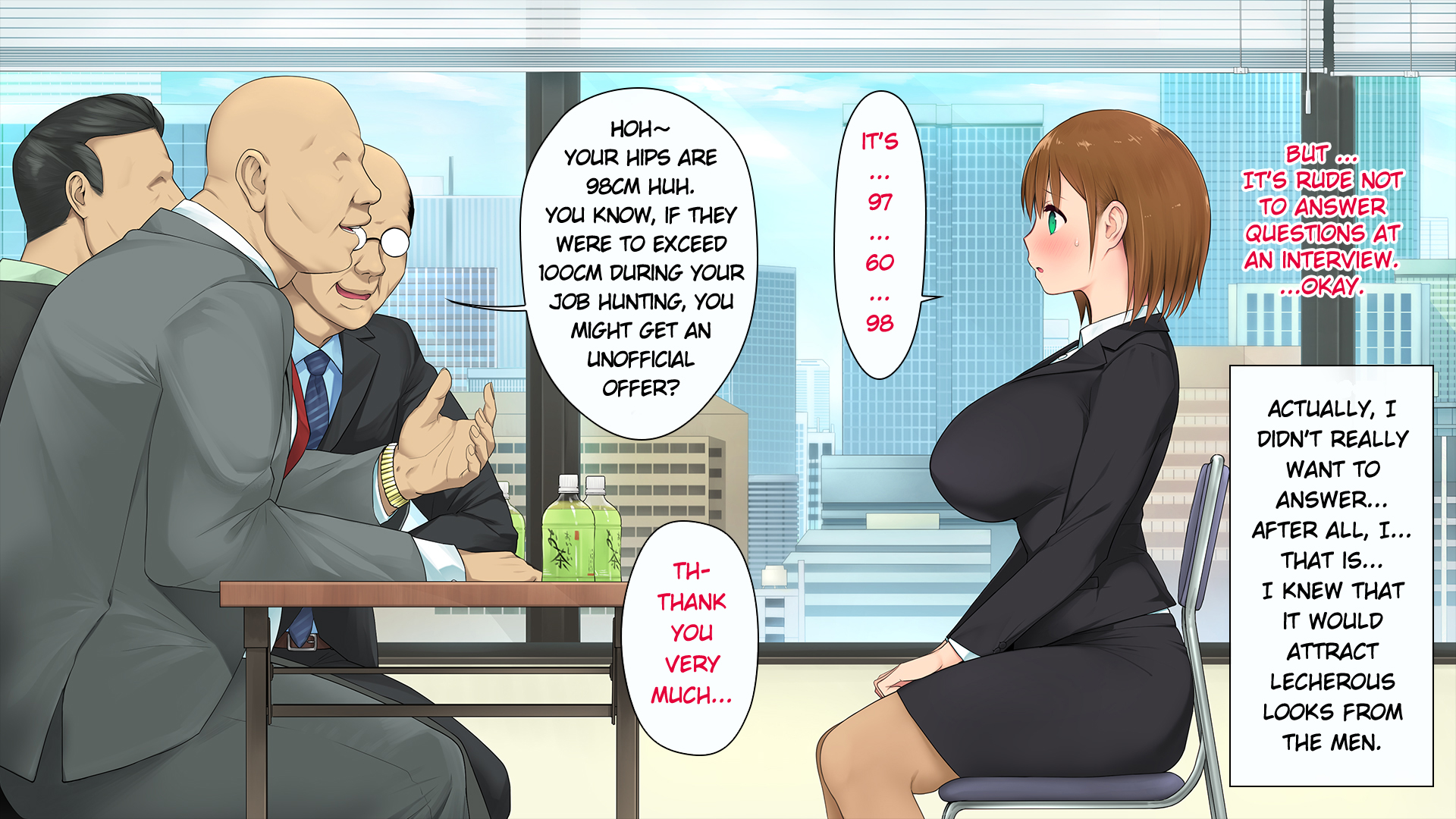 موظفة جديدة مثيرة تمارس الجنس الثلاثي في المكتب - Image 12