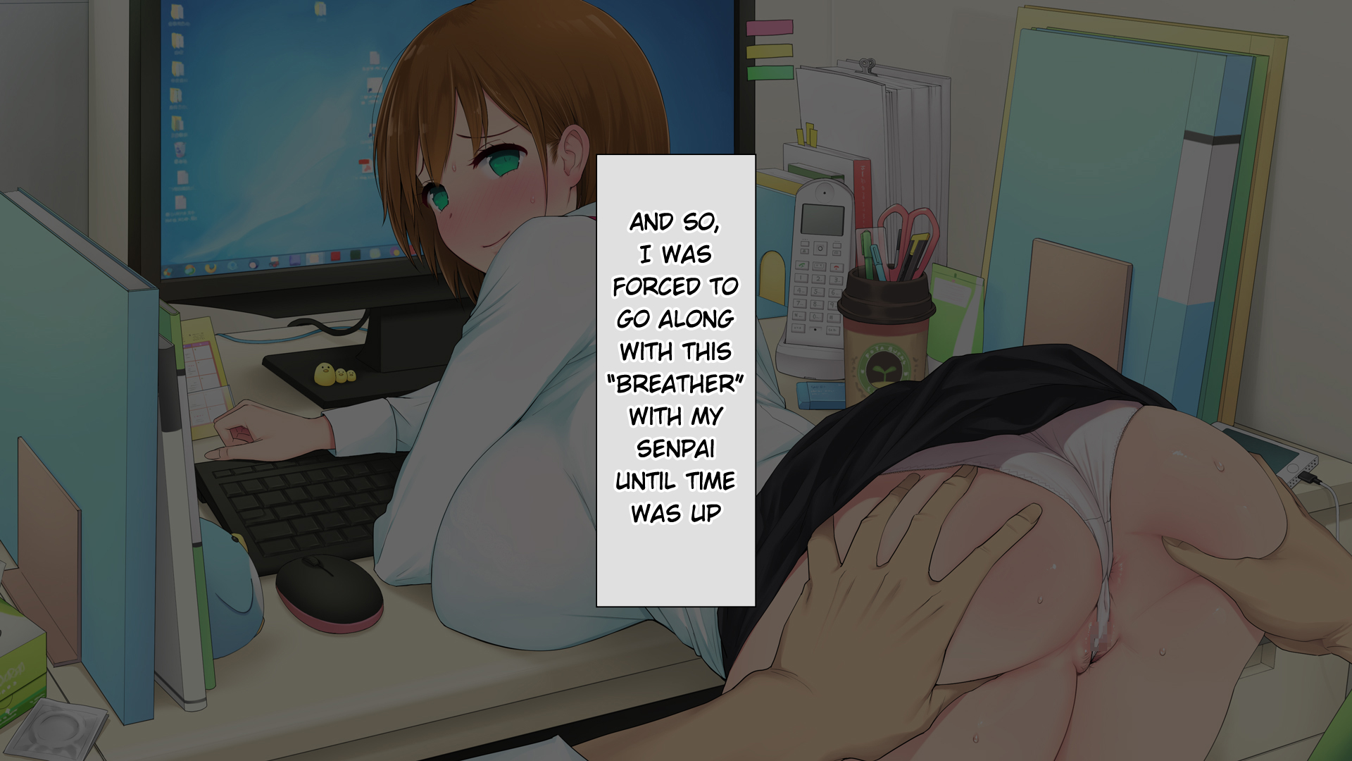 موظفة جديدة مثيرة تمارس الجنس الثلاثي في المكتب - Image 42