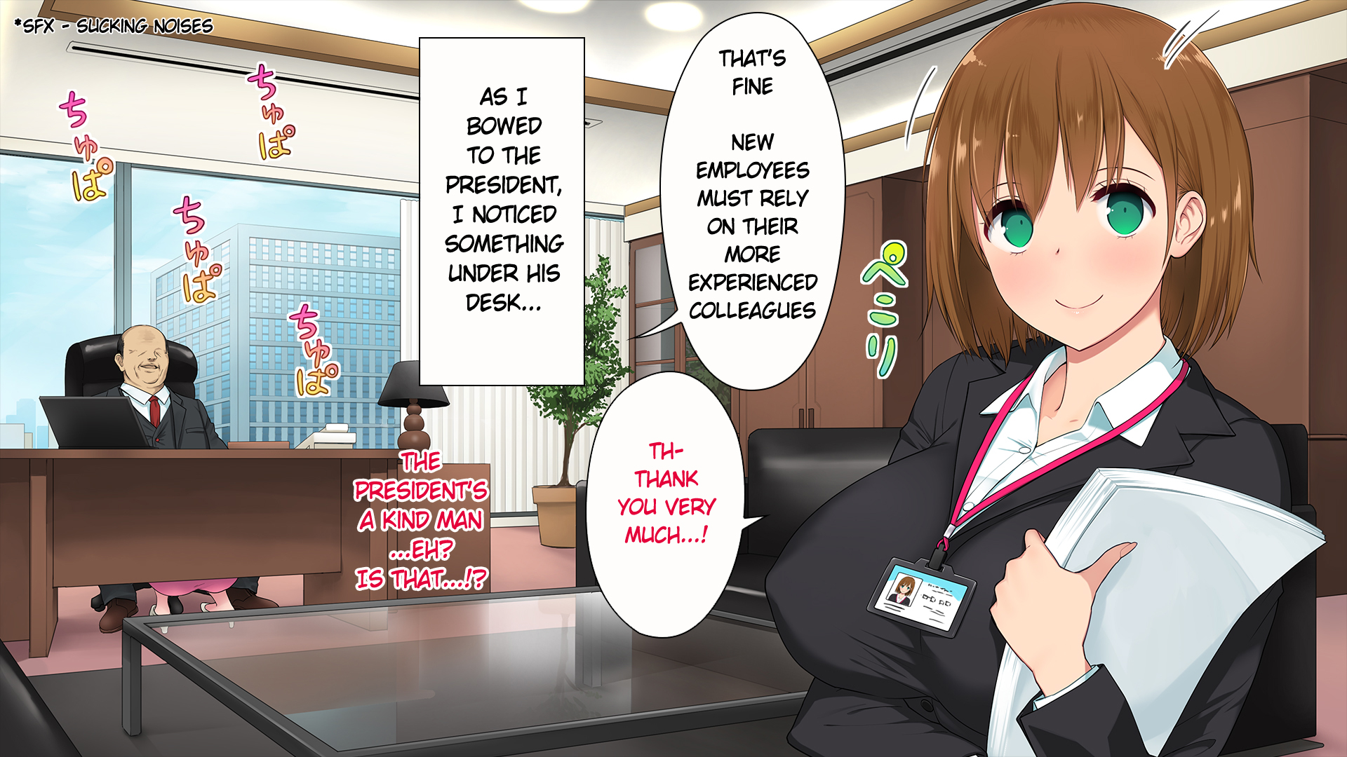 موظفة جديدة مثيرة تمارس الجنس الثلاثي في المكتب - Image 45