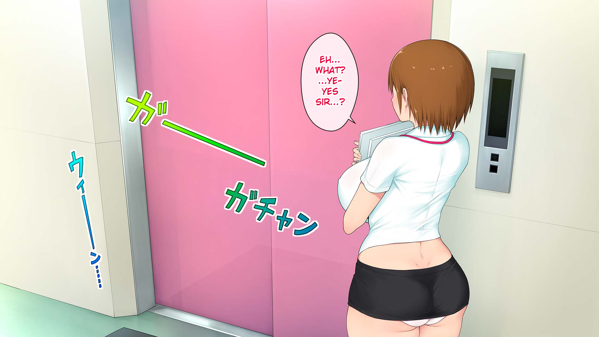 موظفة جديدة مثيرة تمارس الجنس الثلاثي في المكتب - Image 131