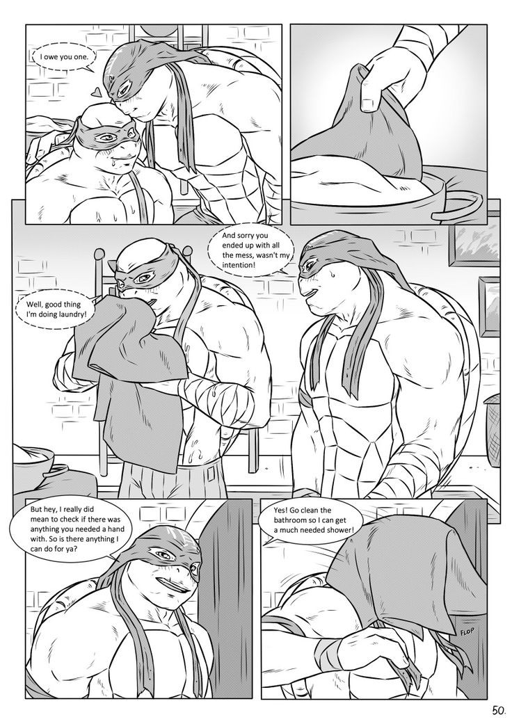 Sexe gay entre Raphaël et Léonardo dans TMNT 2014 - Image 9