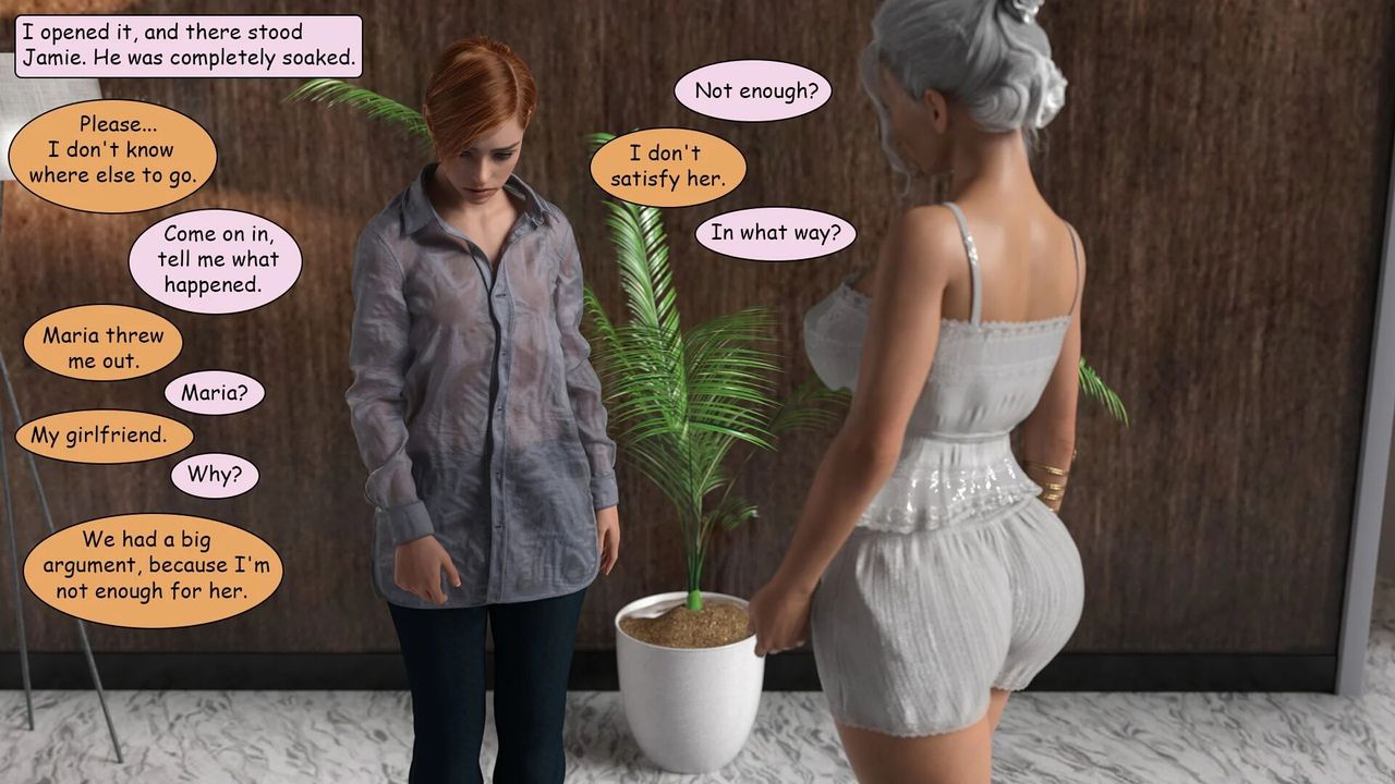 いたずらなふぇむ坊やがシャワーで巨大ふたなちんぽで噎む - Image 63