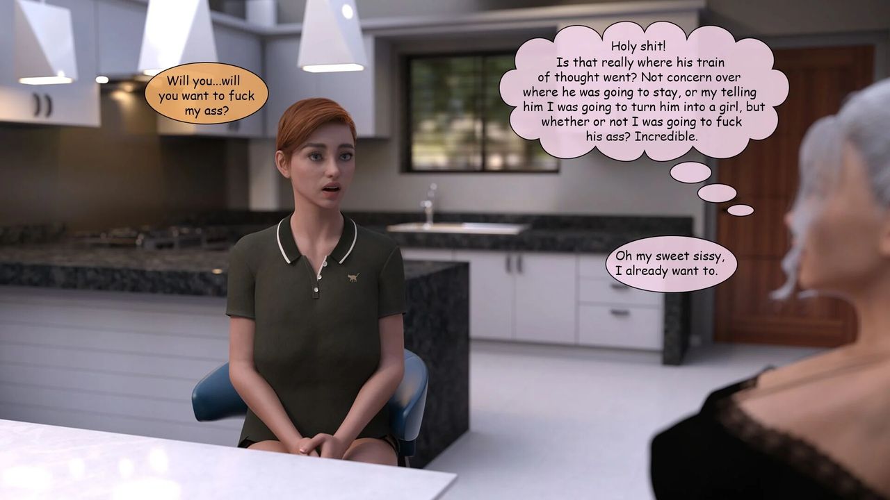 いたずらなふぇむ坊やがシャワーで巨大ふたなちんぽで噎む - Image 78