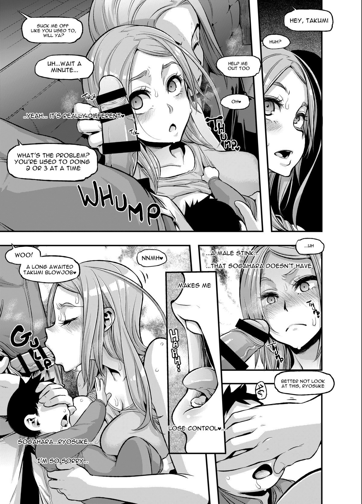 Geschichte von TSF-Schlampe im Hentai-Gangbang - Image 11