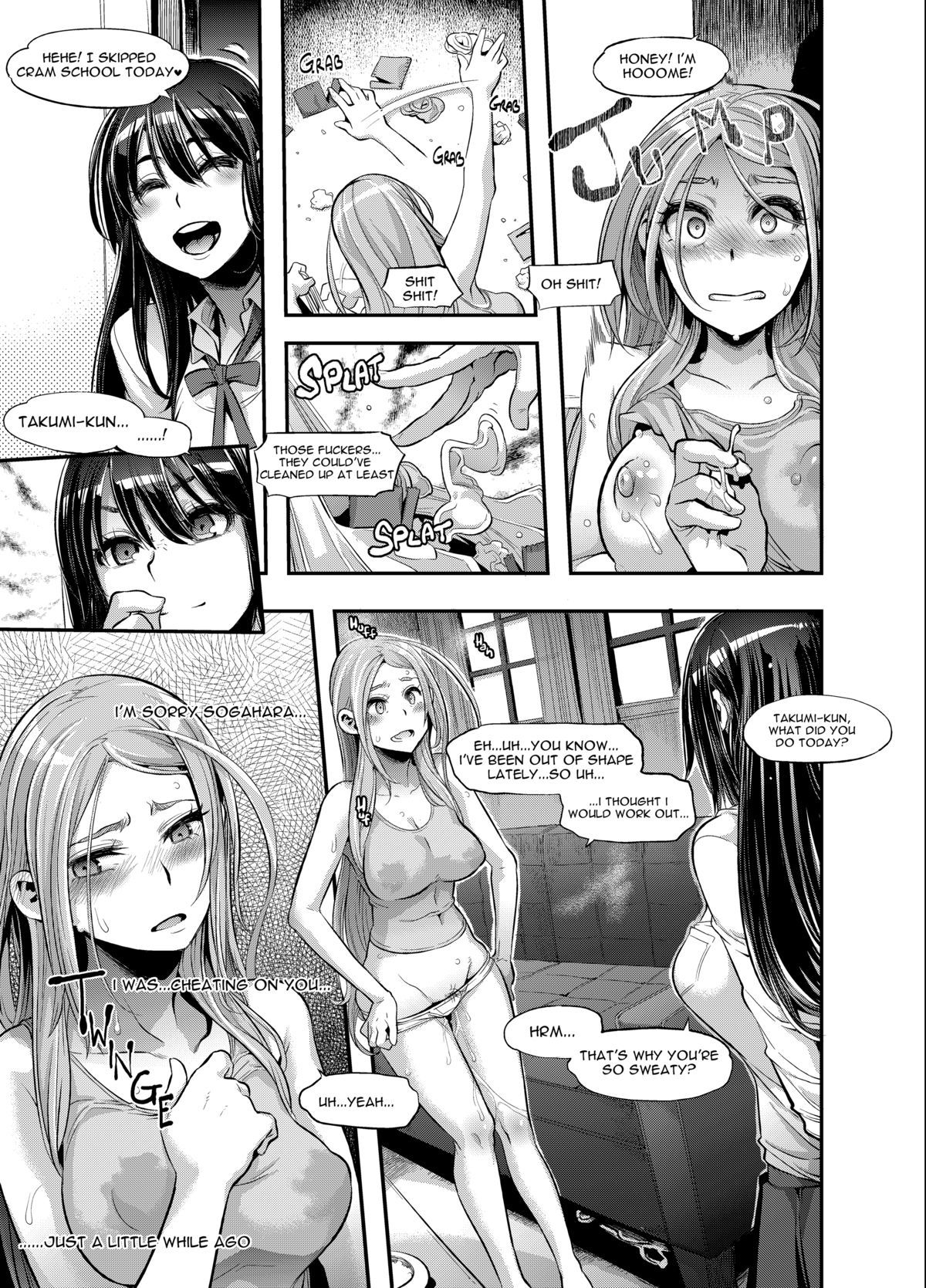 Geschichte von TSF-Schlampe im Hentai-Gangbang - Image 29