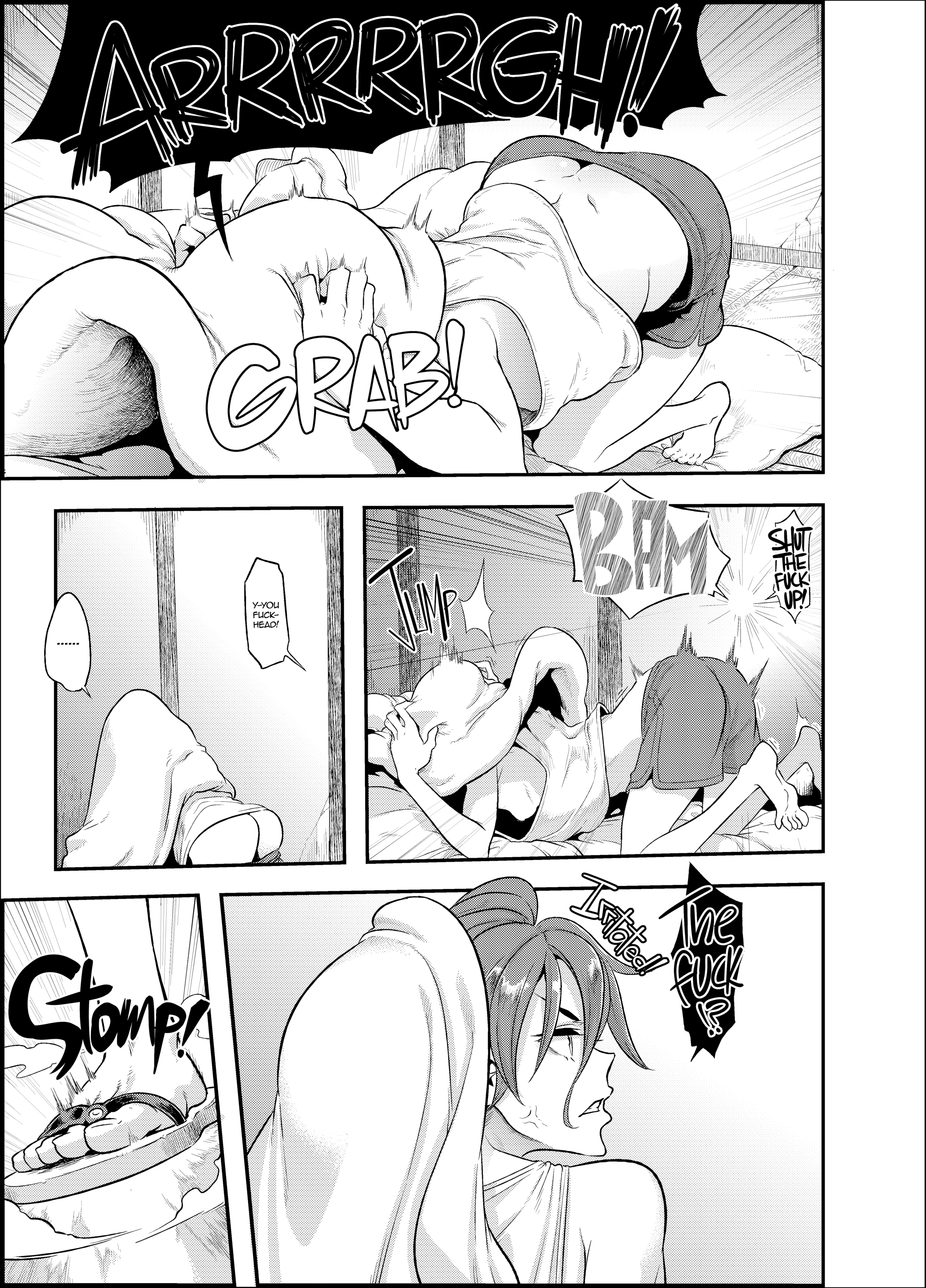 Fille futanari écrase un énorme pénis dans une chatte étroite - Image 7