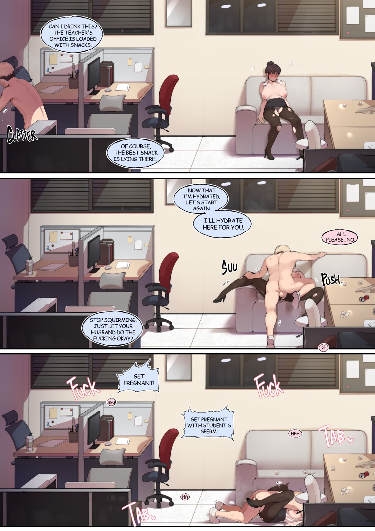 उग्र कॉलेज छात्र बार-बार बड़े स्तों वाली शिक्षिका में चरम सुख पाता है - Image 15